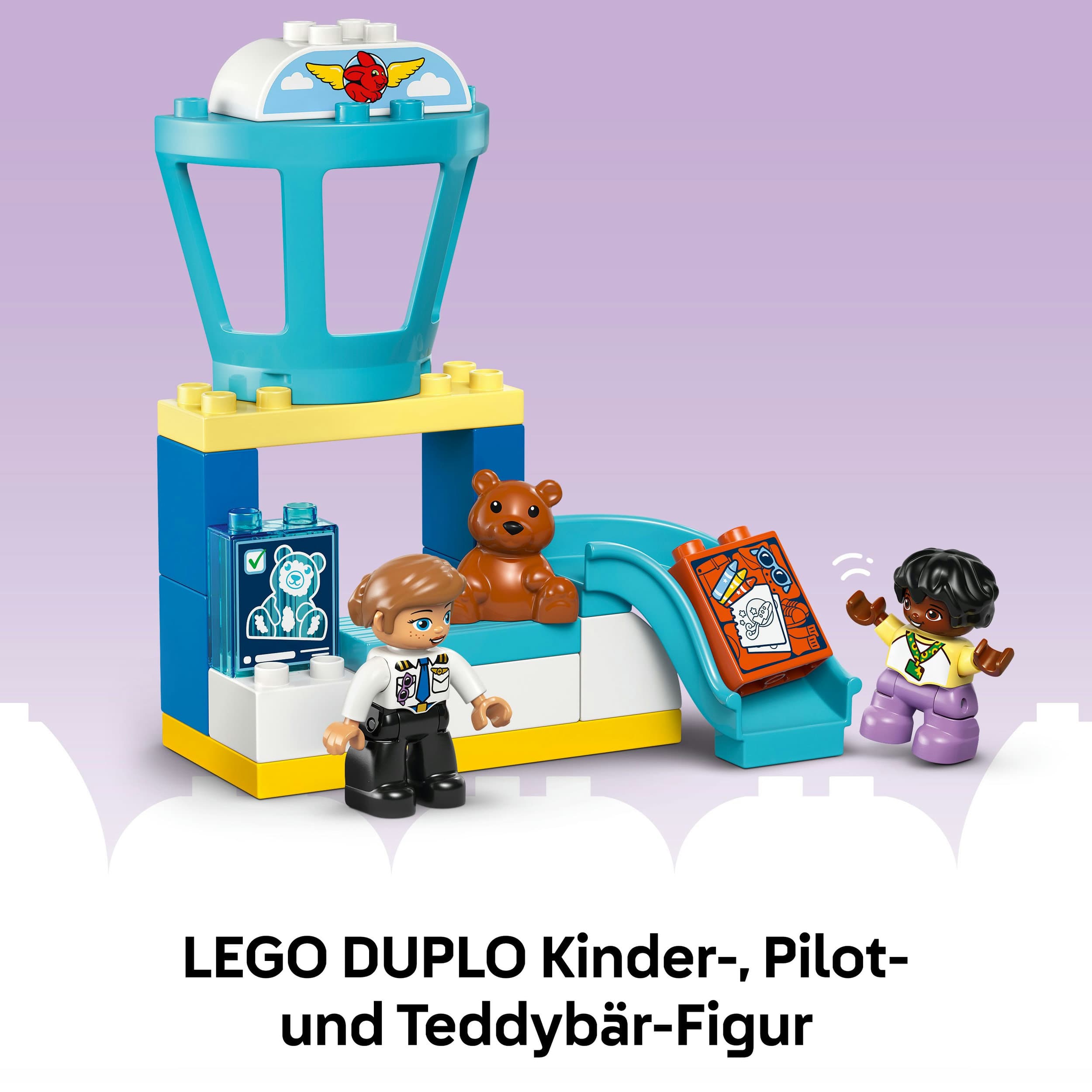 Produktbild LEGO DUPLO Erster Besuch im Flughafen - Lernspielzeug für Kinder - 10443 3 von 8