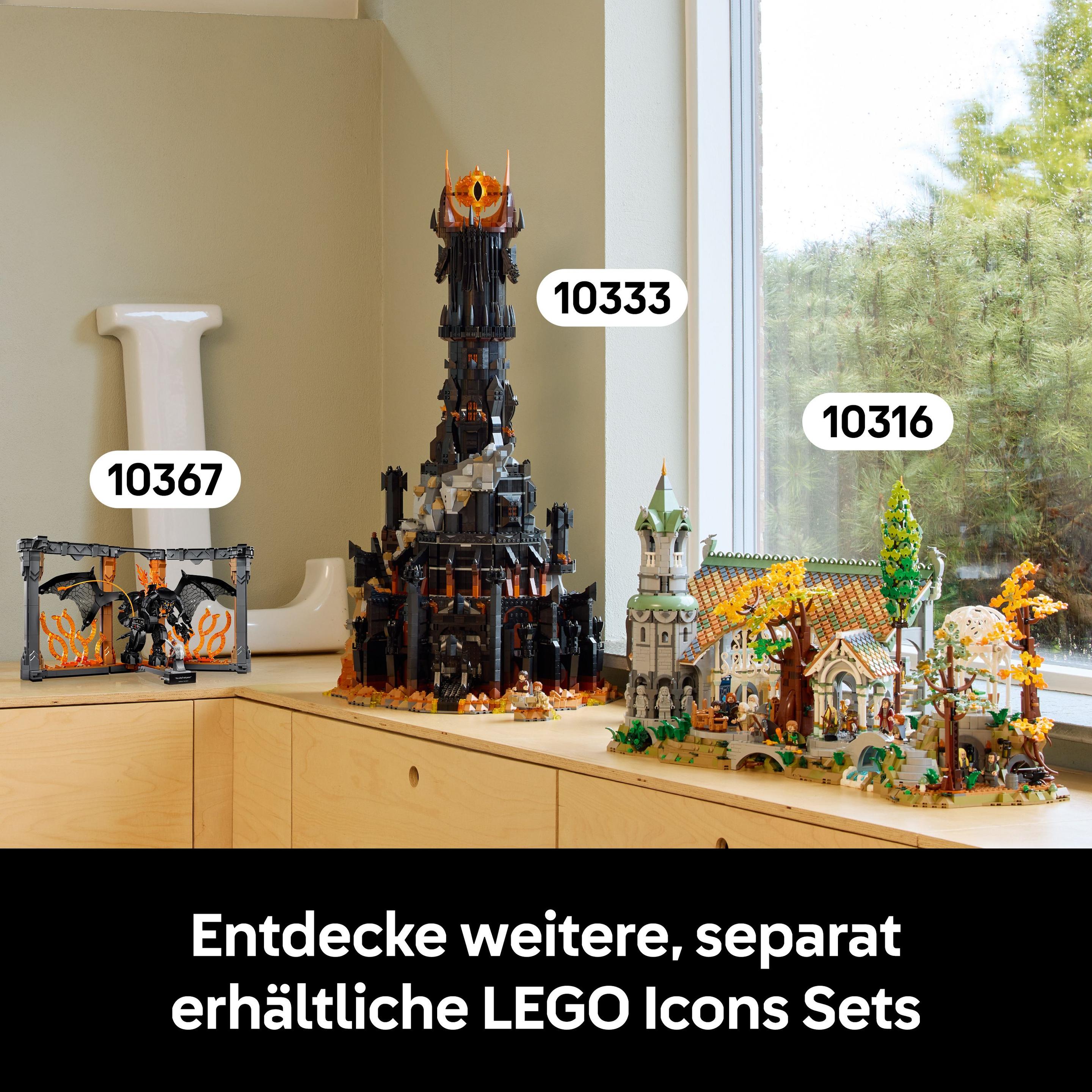 Produktbild LEGO Icons 10367 Der Herr der Ringe: Balrog Bücherstütze, Dekoration 7 von 7