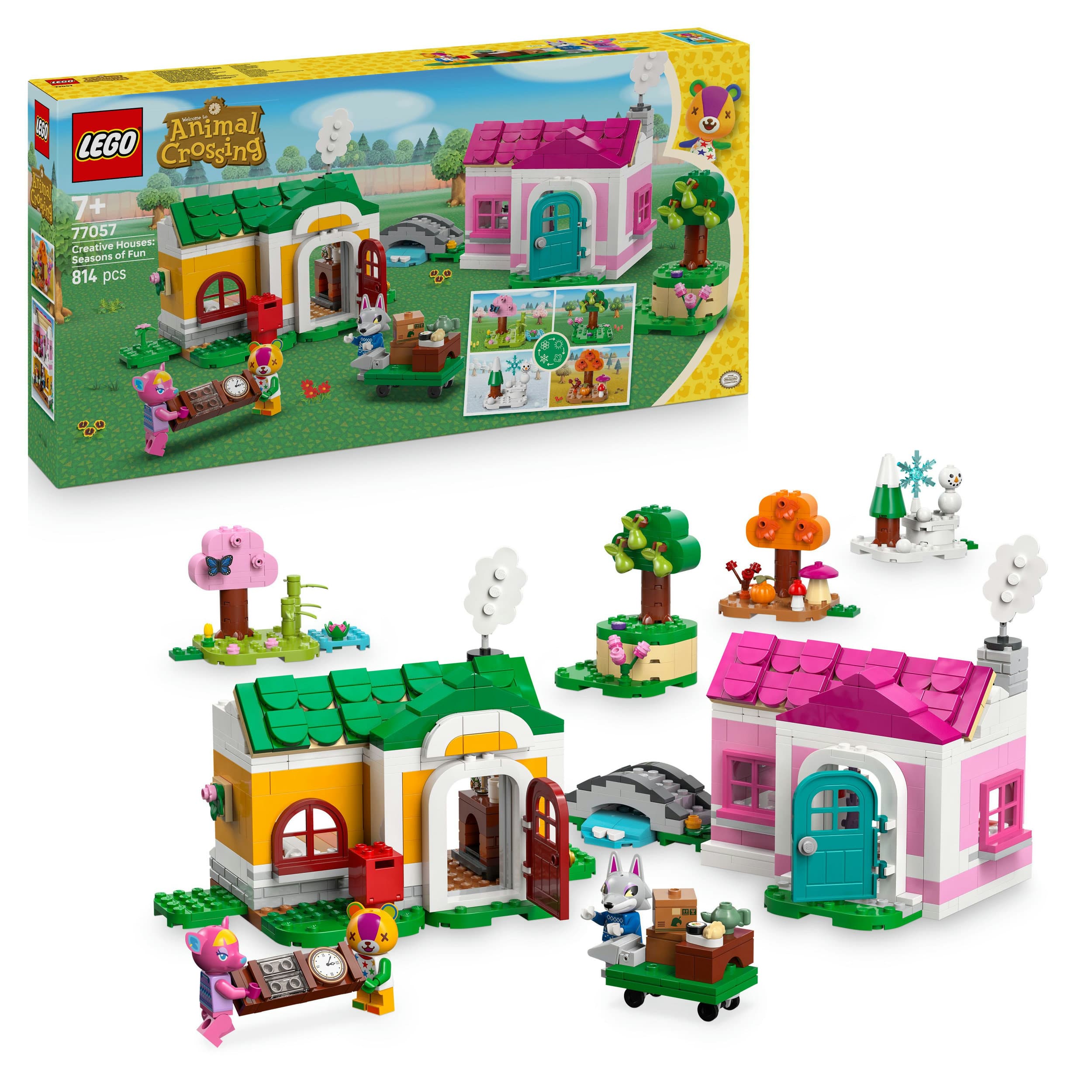 LEGO® Animal Crossing™ Kreative Häuser: Jahreszeiten Voller Spaß 77057