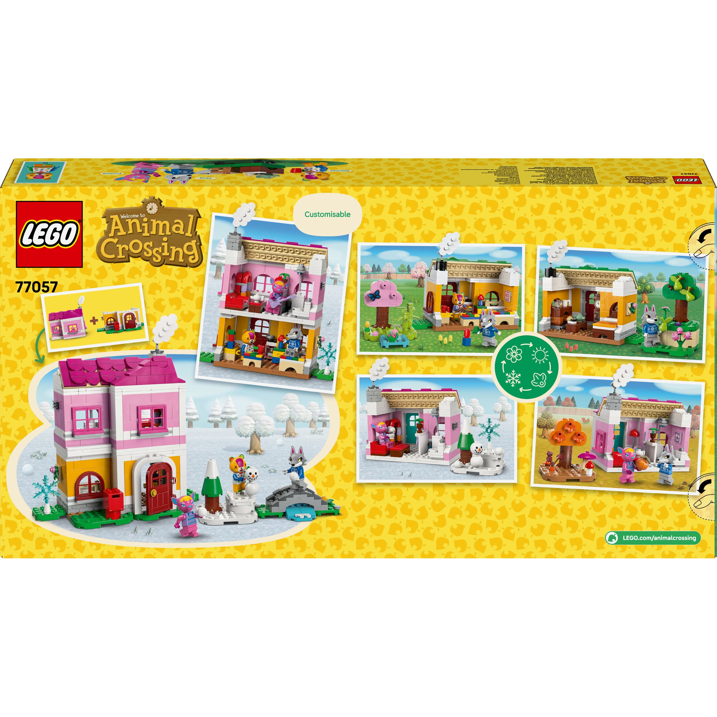 Produktbild LEGO® Animal Crossing™ Kreative Häuser: Jahreszeiten Voller Spaß 77057 2 von 8