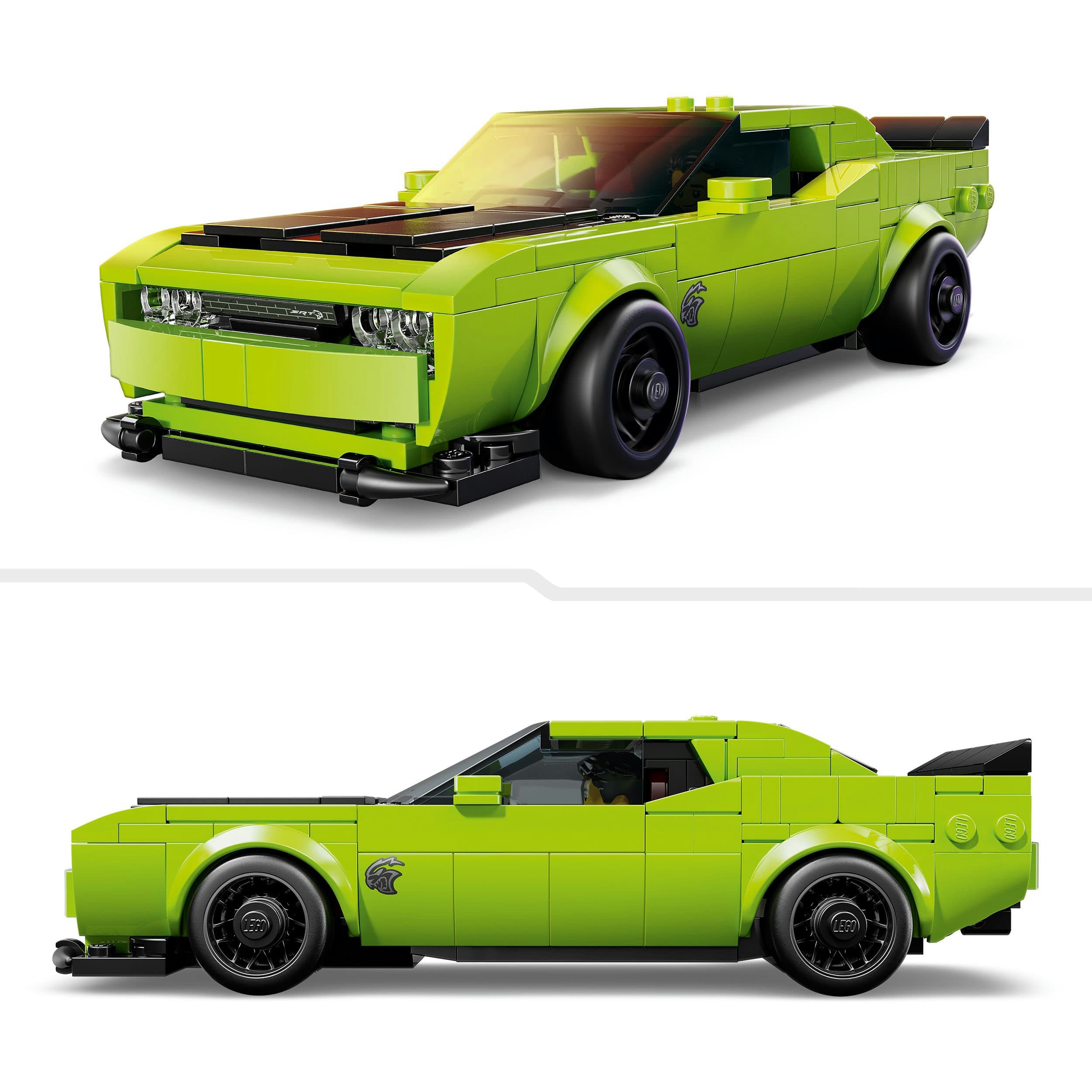 Produktbild LEGO Speed Champions Dodge Challenger SRT Hellcat Sportwagen 77237 5 von 8