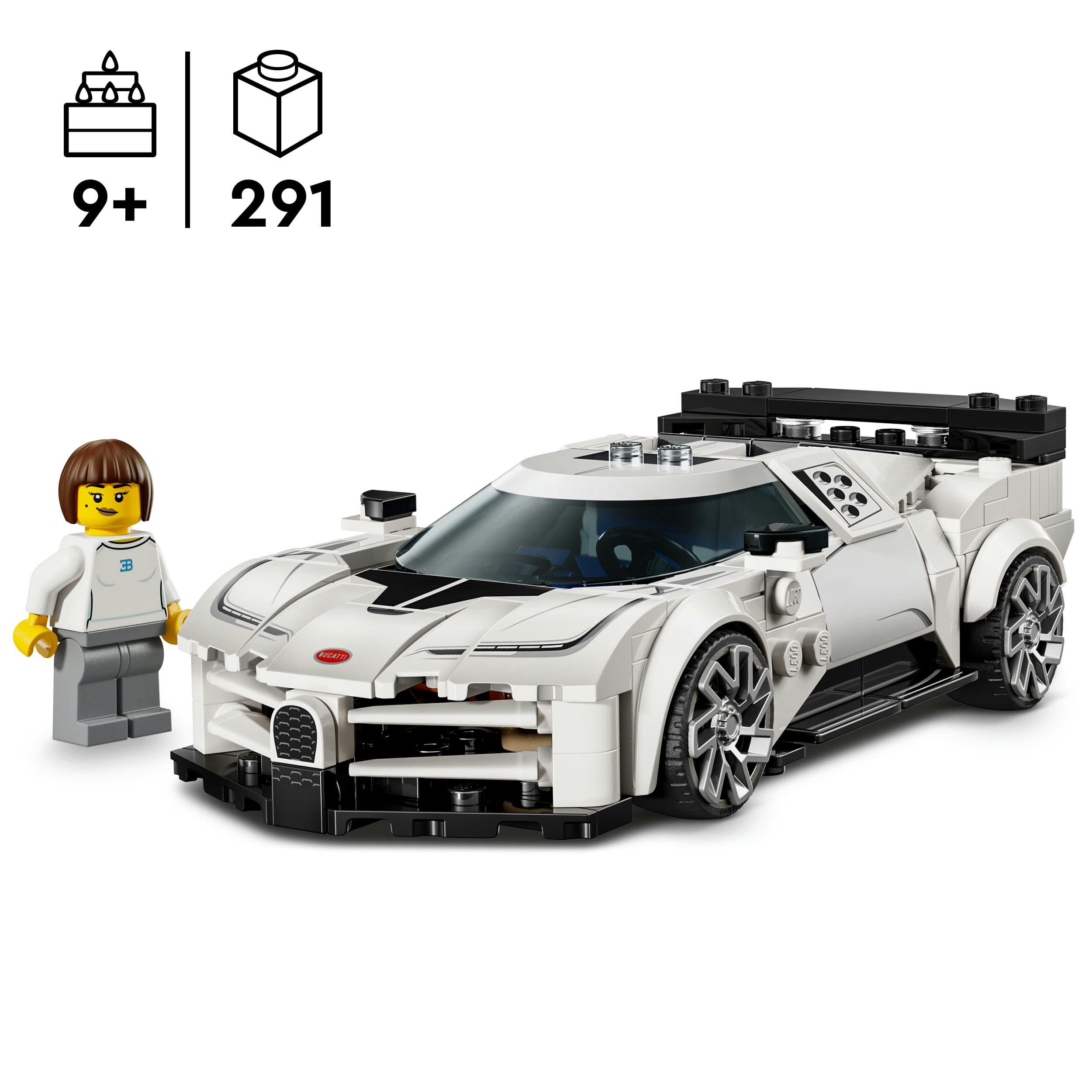 Produktbild LEGO® Speed Champions Bugatti Centodieci Hypersportwagen 77240 6 von 8