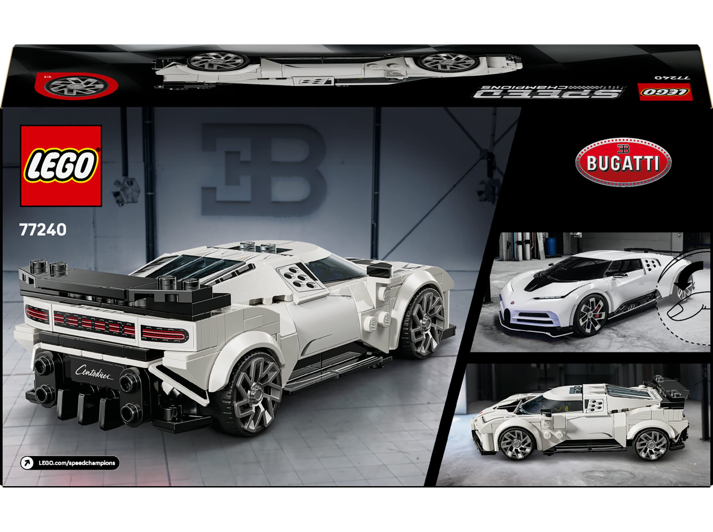Produktbild LEGO® Speed Champions Bugatti Centodieci Hypersportwagen 77240 2 von 8