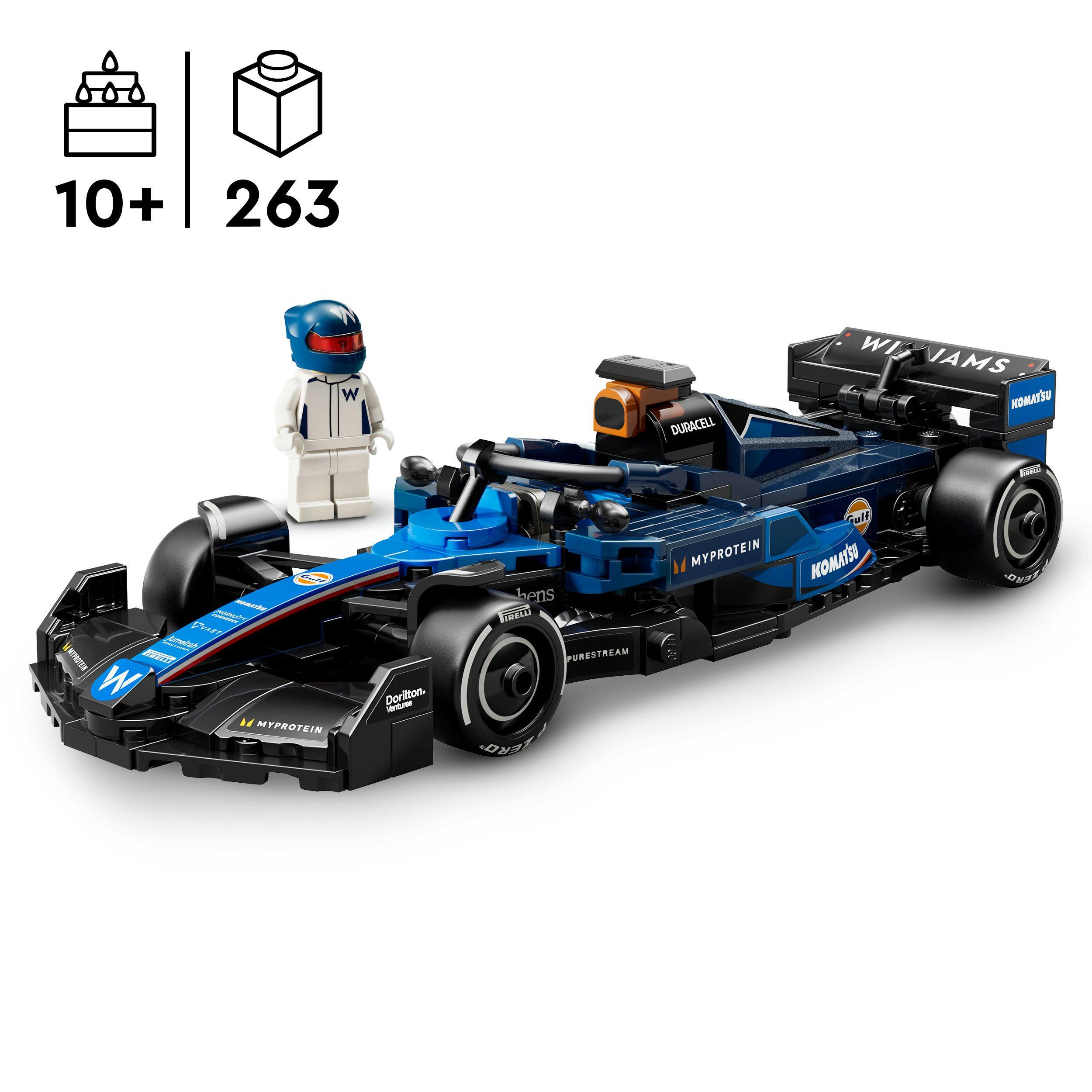 Produktbild LEGO Speed Champions Williams Racing FW46 F1 Rennauto Spielzeug 77249 6 von 7