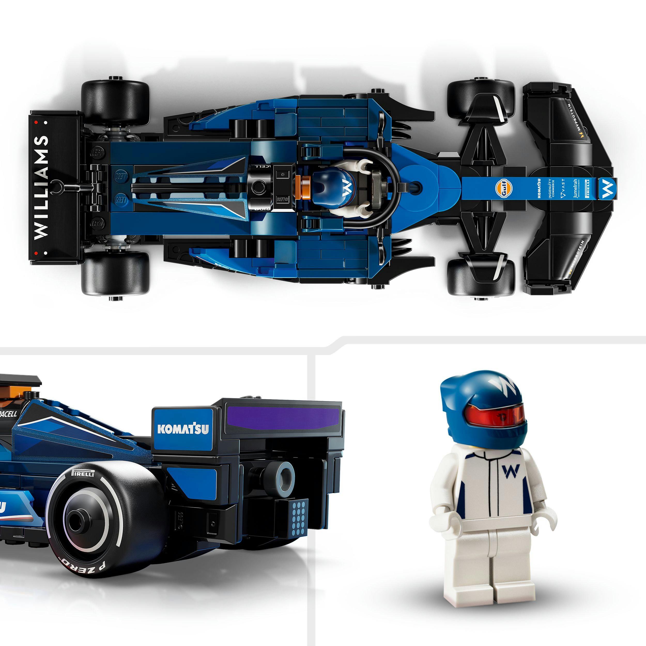 Produktbild LEGO Speed Champions Williams Racing FW46 F1 Rennauto Spielzeug 77249 4 von 7