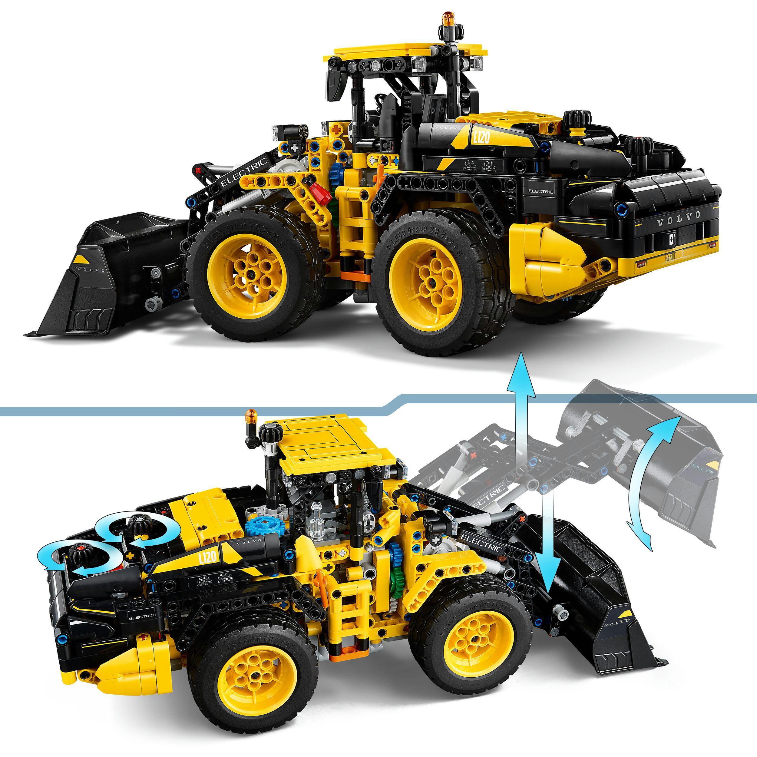 Produktbild LEGO Technic Volvo L120 Electric Radlader - Spielzeug - Geschenk - 42209 5 von 7