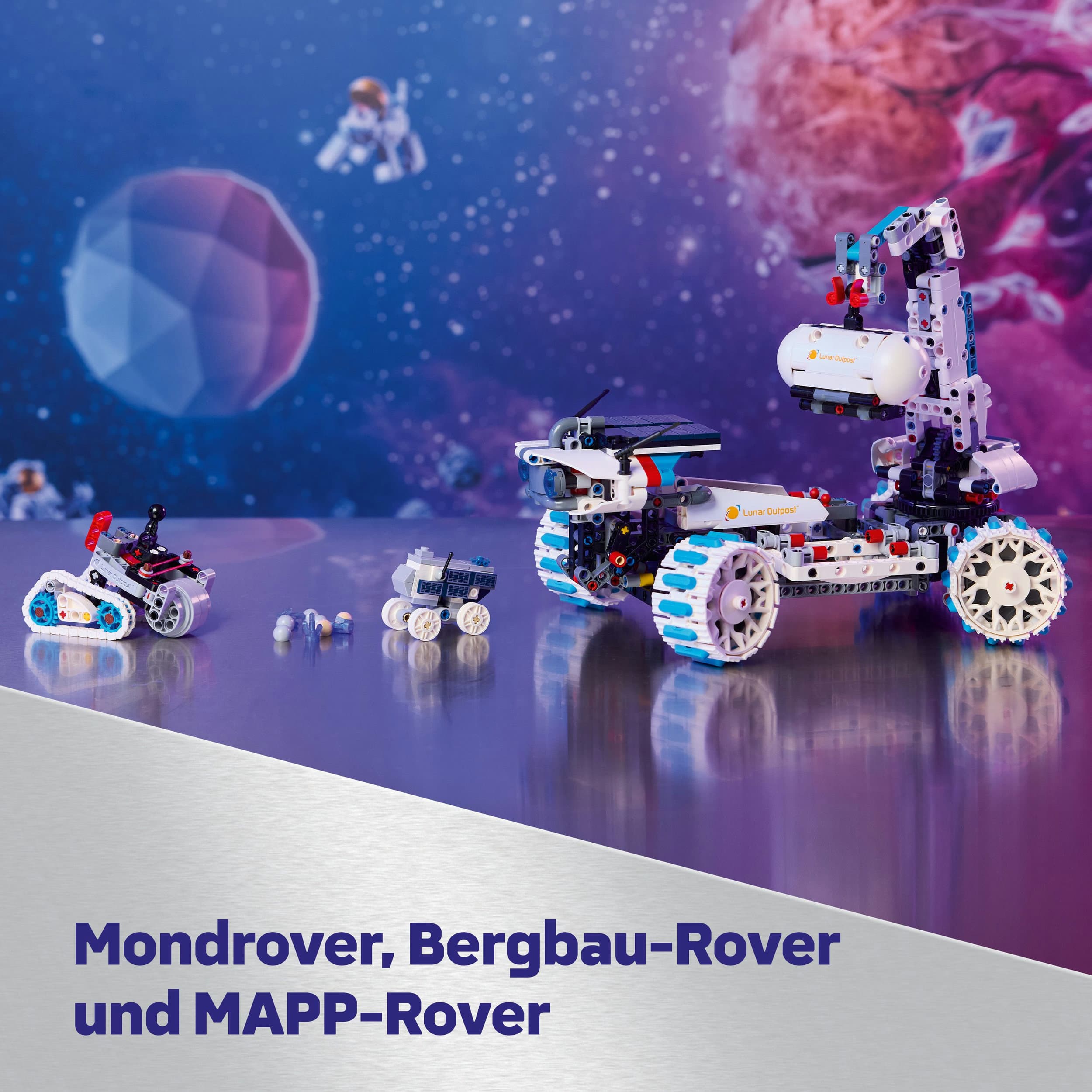 Produktbild LEGO Technic Lunar Outpost Mondrover-Raumfahrzeug 42211, Spielzeug 7 von 9