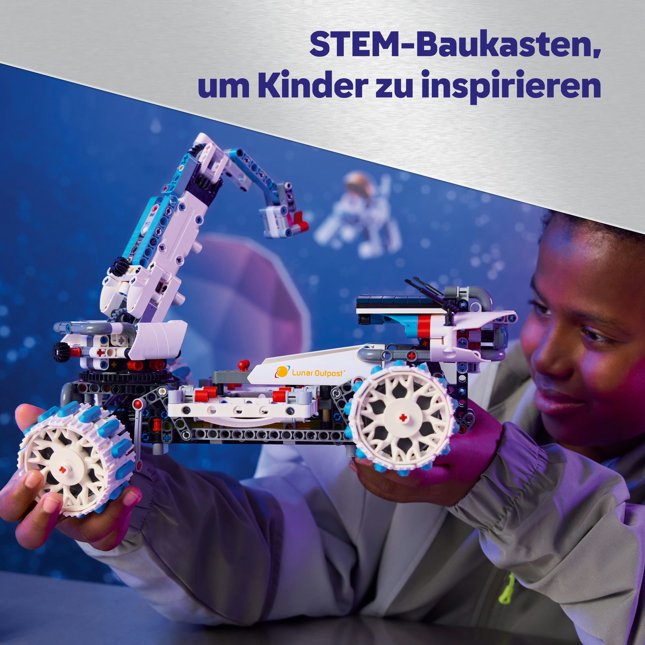 Produktbild LEGO Technic Lunar Outpost Mondrover-Raumfahrzeug 42211, Spielzeug 6 von 9