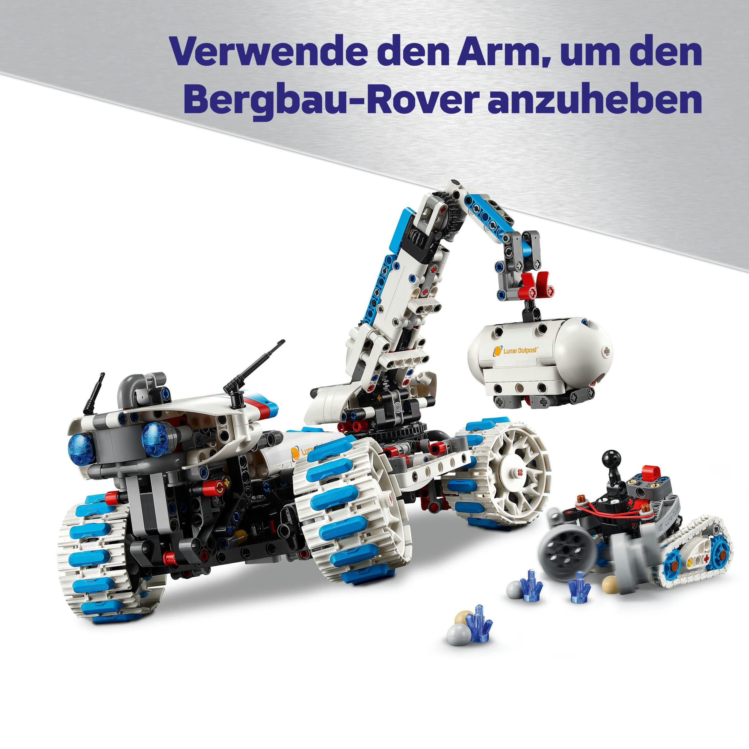 Produktbild LEGO Technic Lunar Outpost Mondrover-Raumfahrzeug 42211, Spielzeug 5 von 9