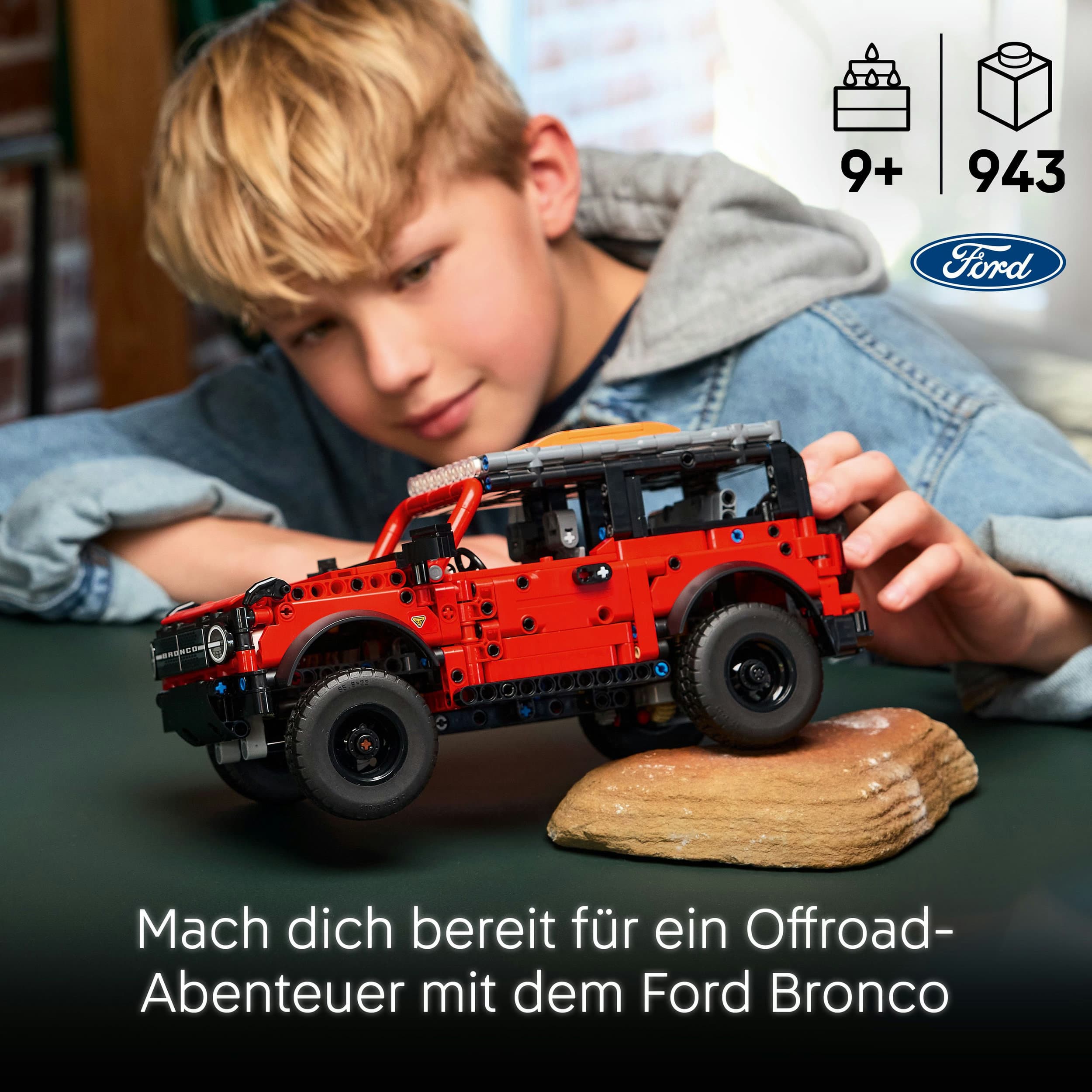 Produktbild LEGO Technic Ford Bronco Offroader 42213 – Modellauto ab 9 Jahren 8 von 9