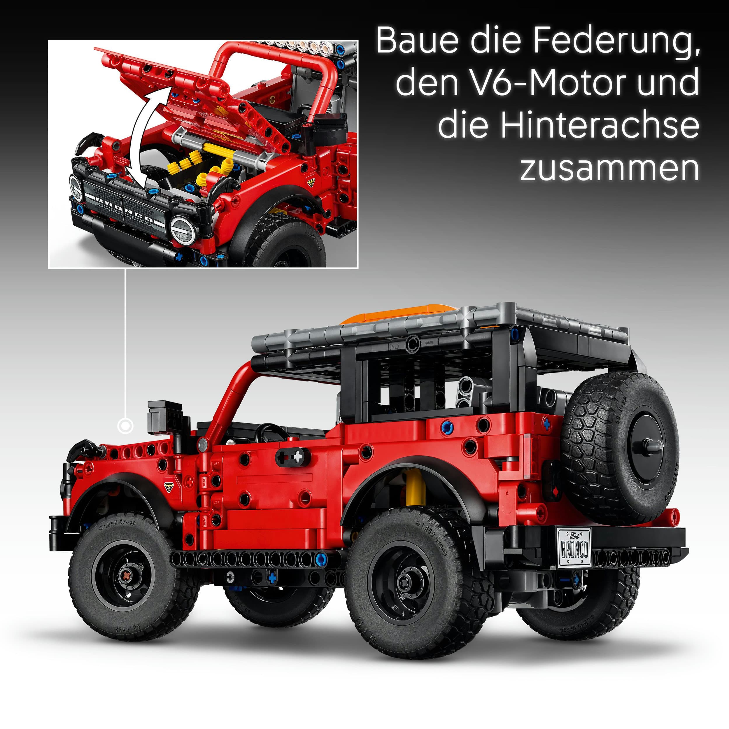 Produktbild LEGO Technic Ford Bronco Offroader 42213 – Modellauto ab 9 Jahren 7 von 9