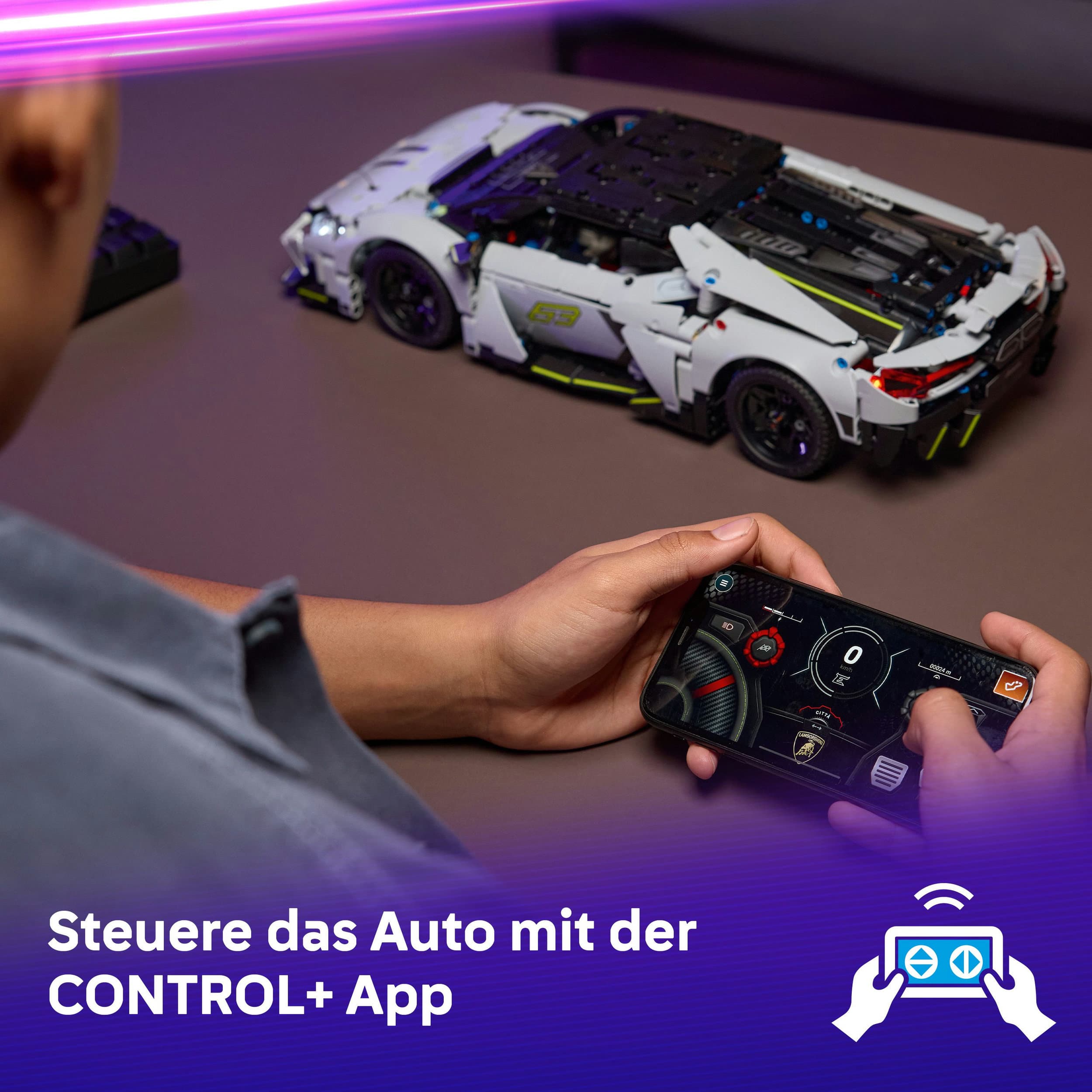 Produktbild LEGO Technic Lamborghini Revuelto Supersportwagen 42214 - Spielzeug 7 von 9