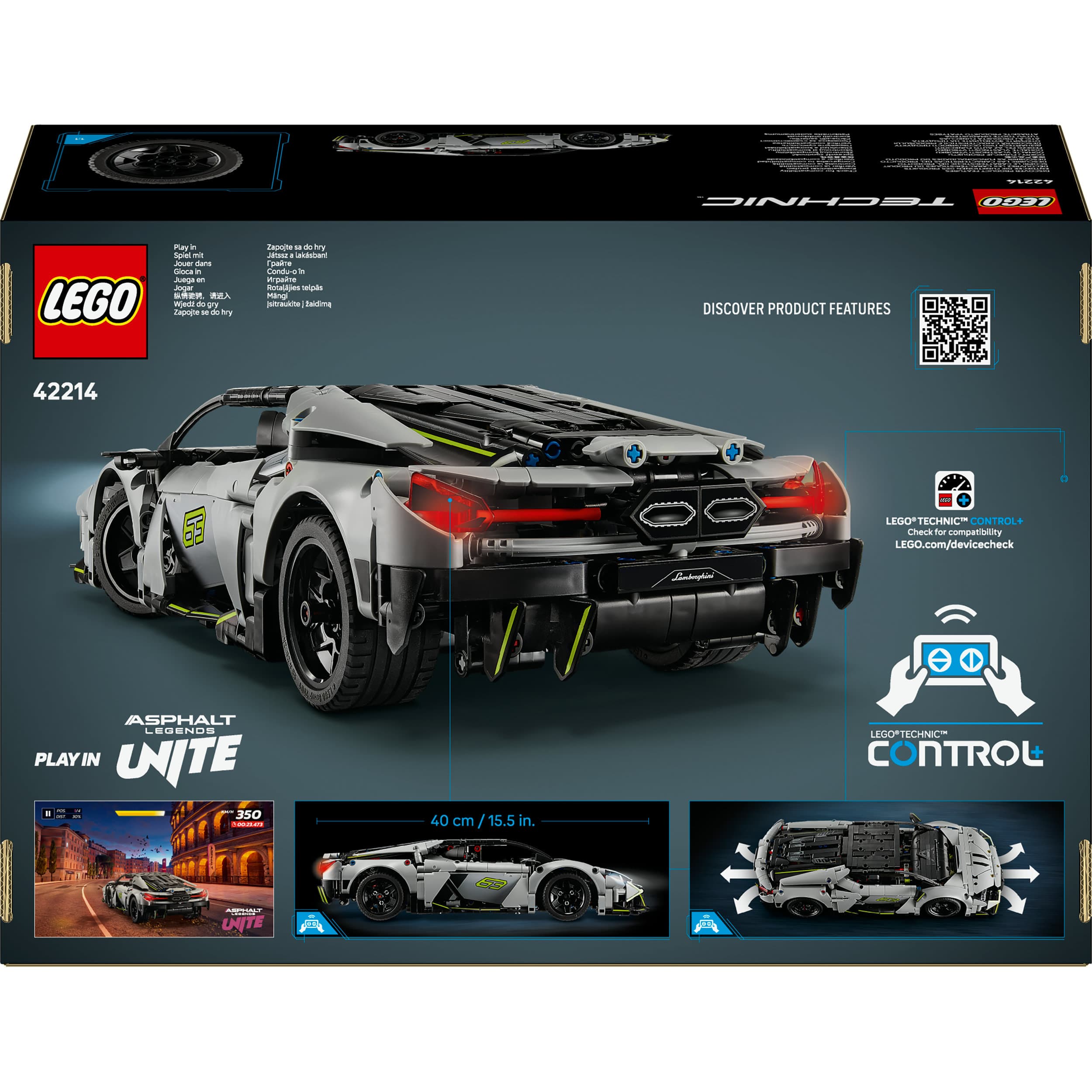 Produktbild LEGO Technic Lamborghini Revuelto Supersportwagen 42214 - Spielzeug 2 von 9