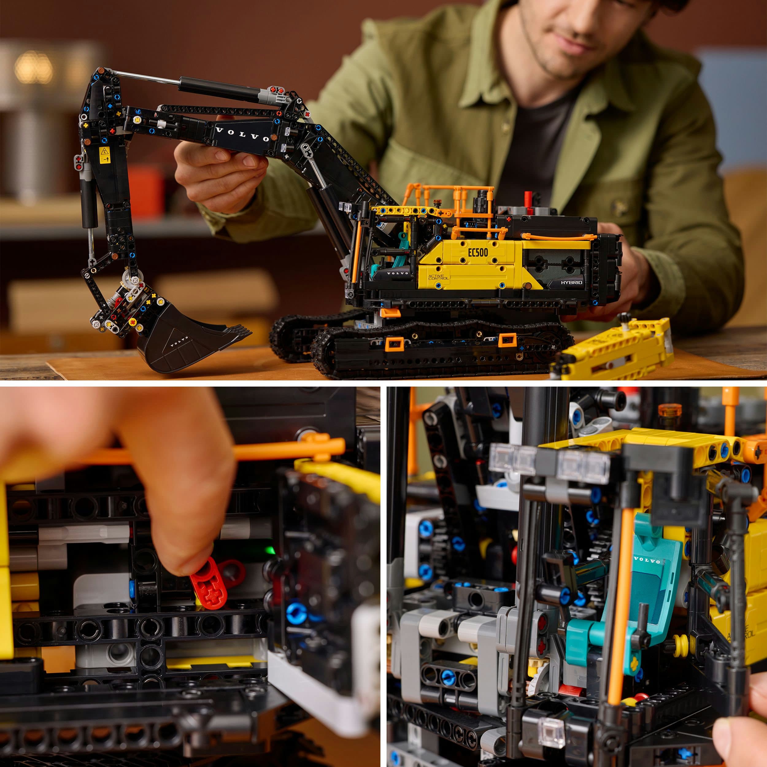 Produktbild LEGO Technic 42215 Volvo EC500 Hybrid-Bagger, Spielzeug Modellauto 4 von 8