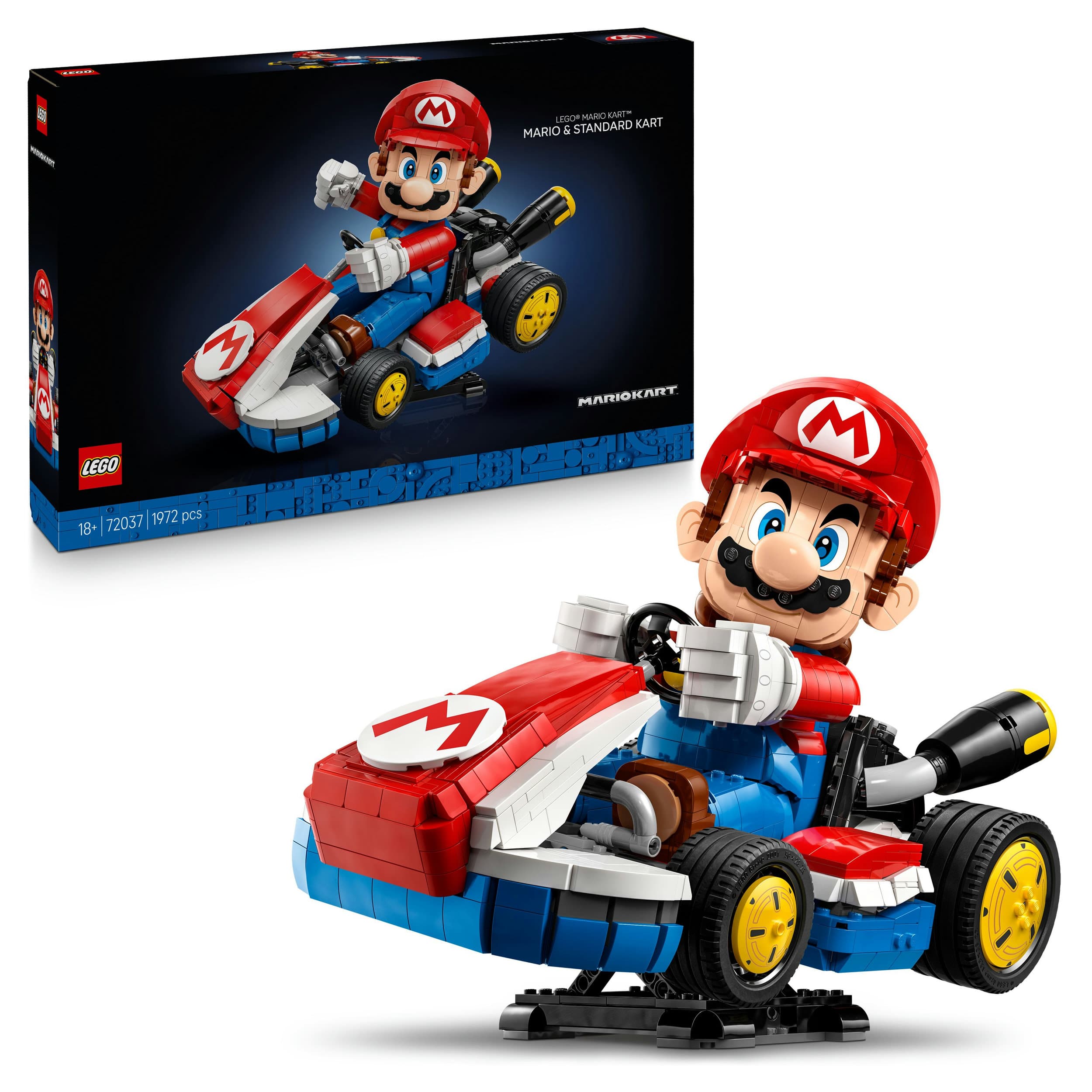 LEGO Super Mario: Mario Kart: Mario & Standard-Kart Sammlermodell 72037