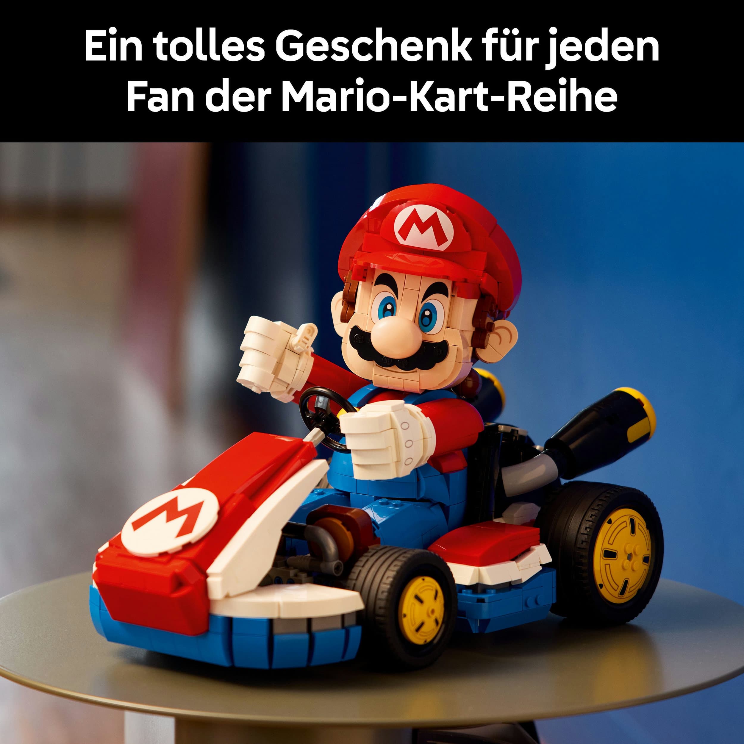 Produktbild LEGO Super Mario: Mario Kart: Mario & Standard-Kart Sammlermodell 72037 4 von 8