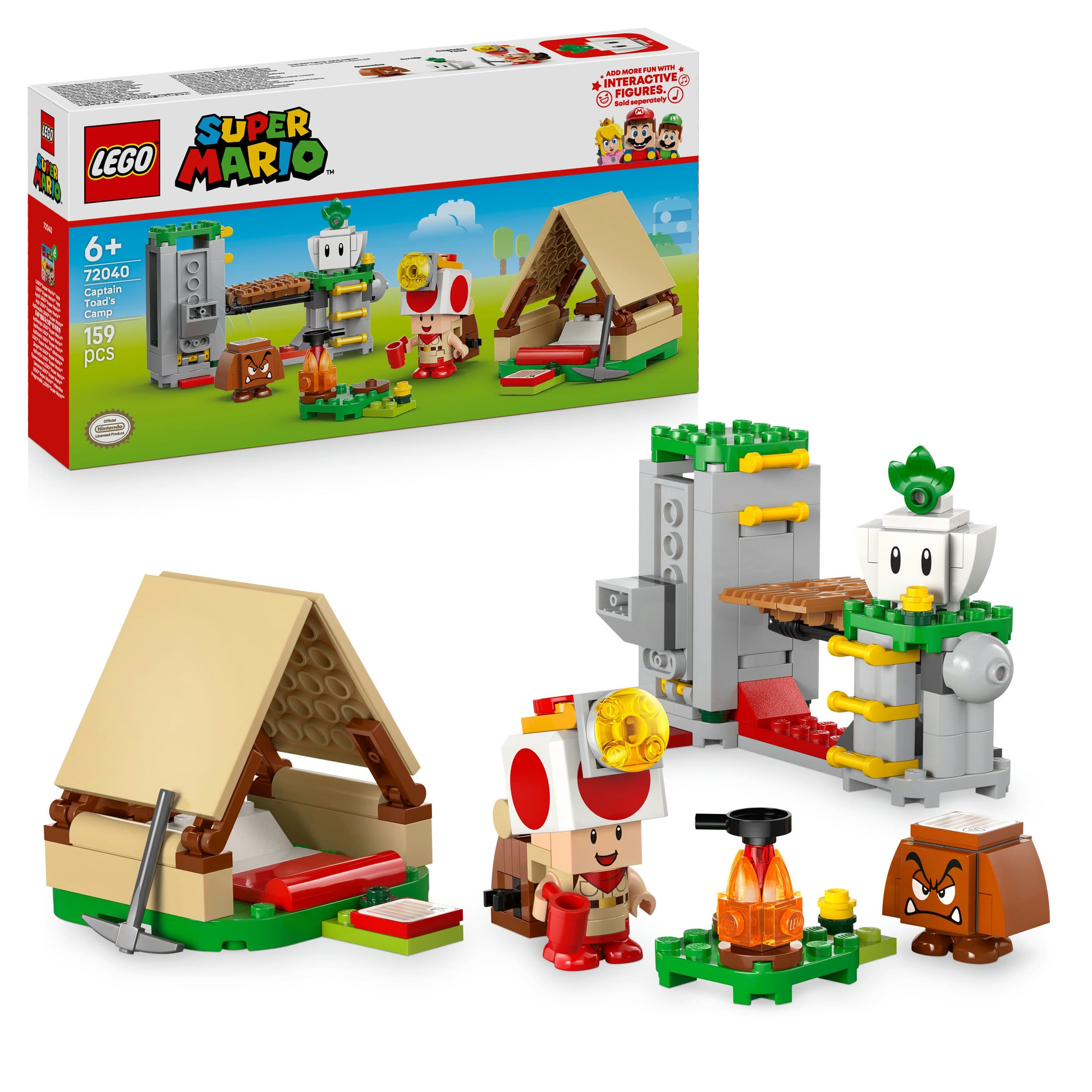 LEGO® Super Mario™: Kapitän Toad-Camp 72040