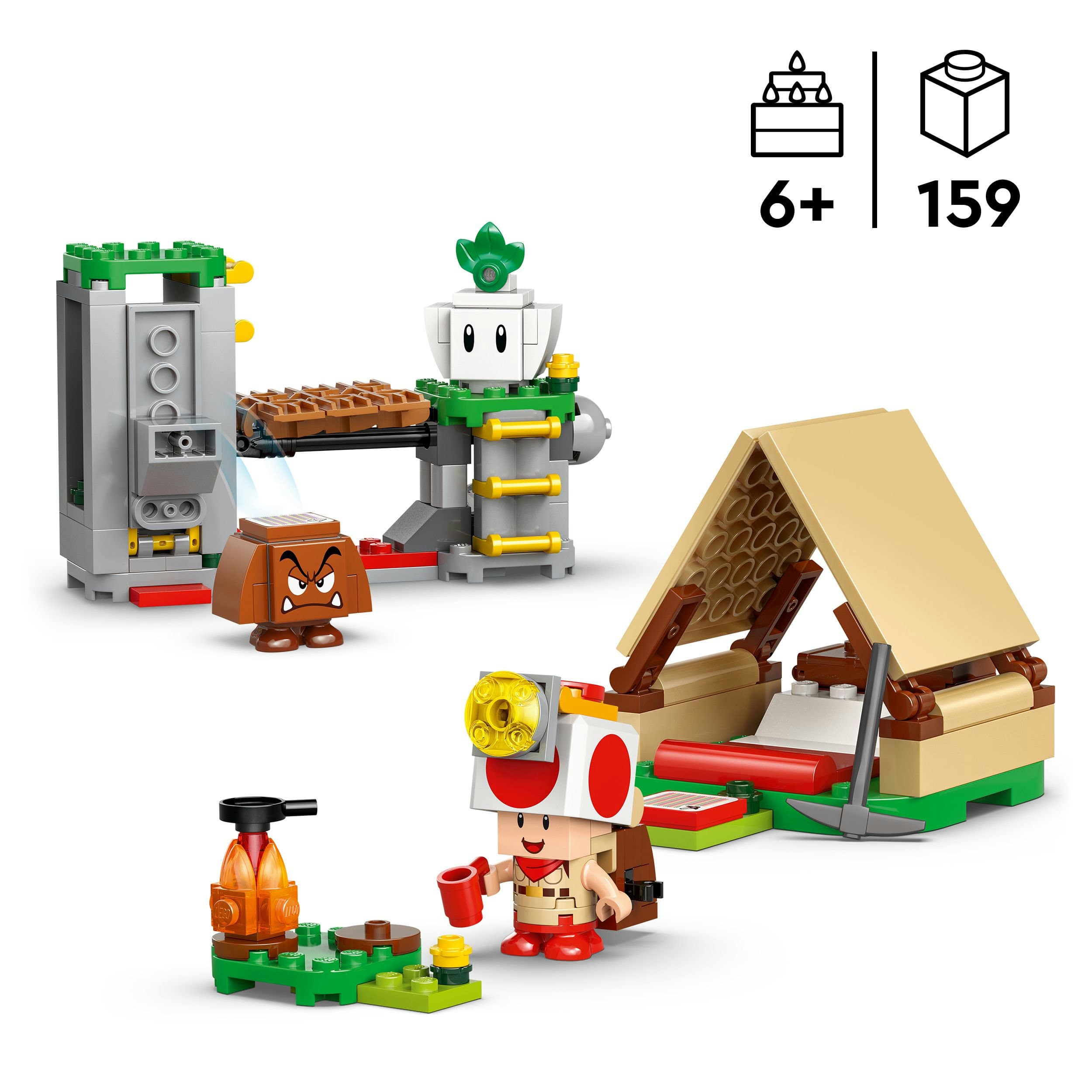 Produktbild LEGO® Super Mario™: Kapitän Toad-Camp 72040 6 von 8