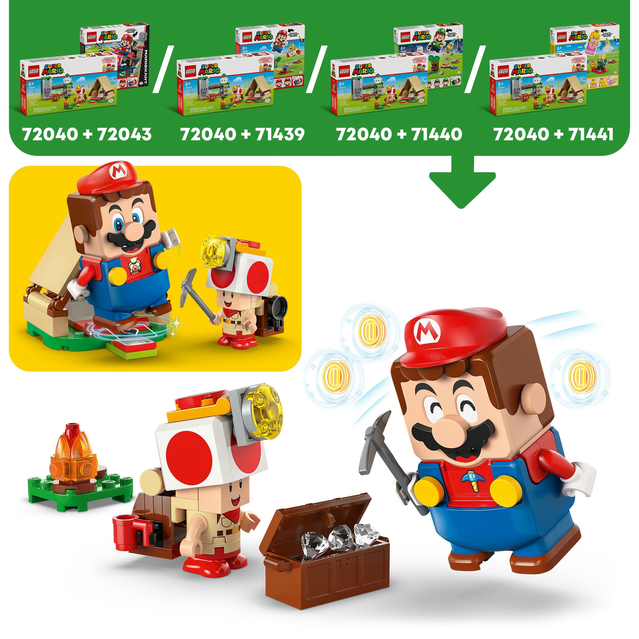 Produktbild LEGO® Super Mario™: Kapitän Toad-Camp 72040 5 von 8