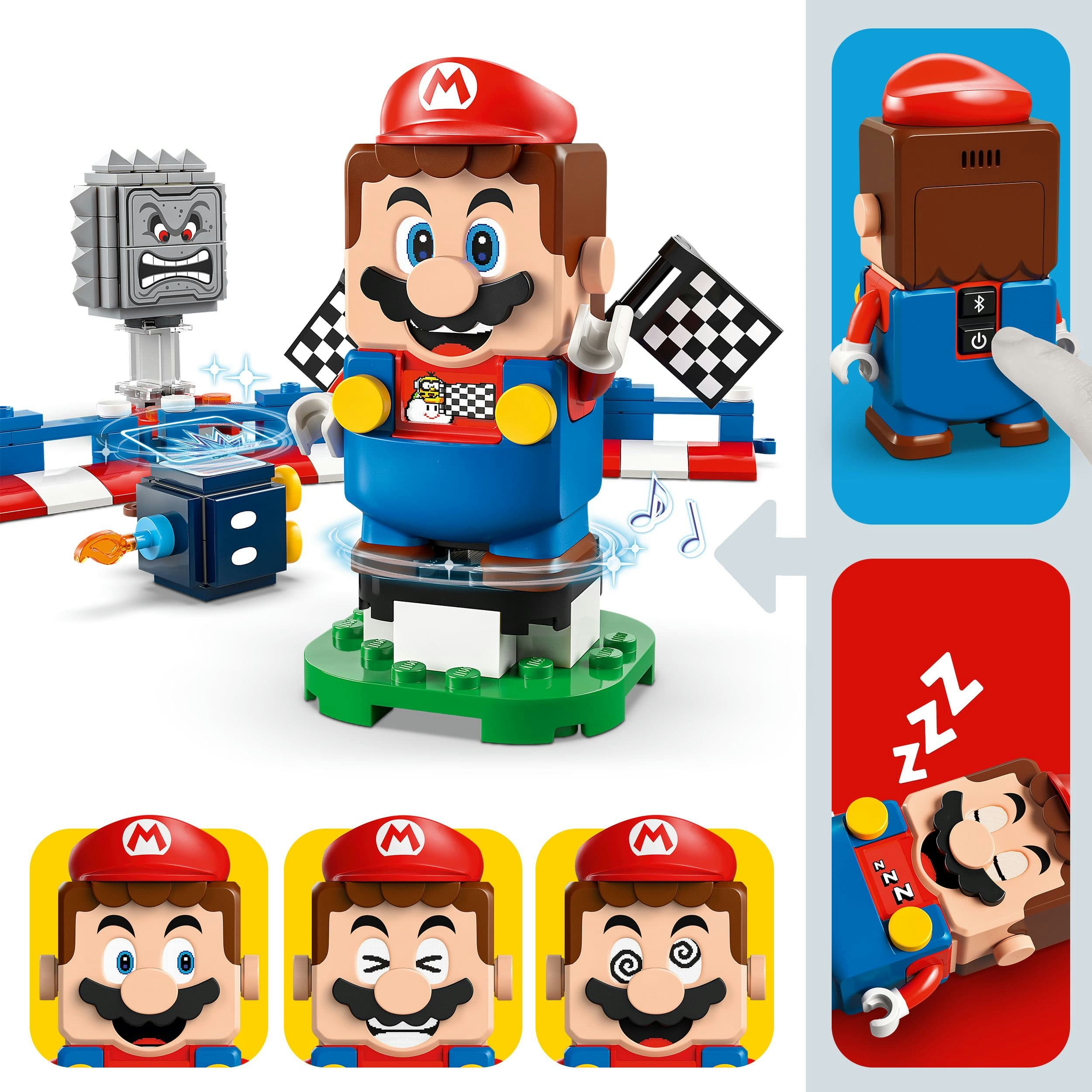 Produktbild LEGO® Super Mario: Mario Kart – Interaktiver LEGO® Mario™ & Standard-Kart 72043 5 von 8