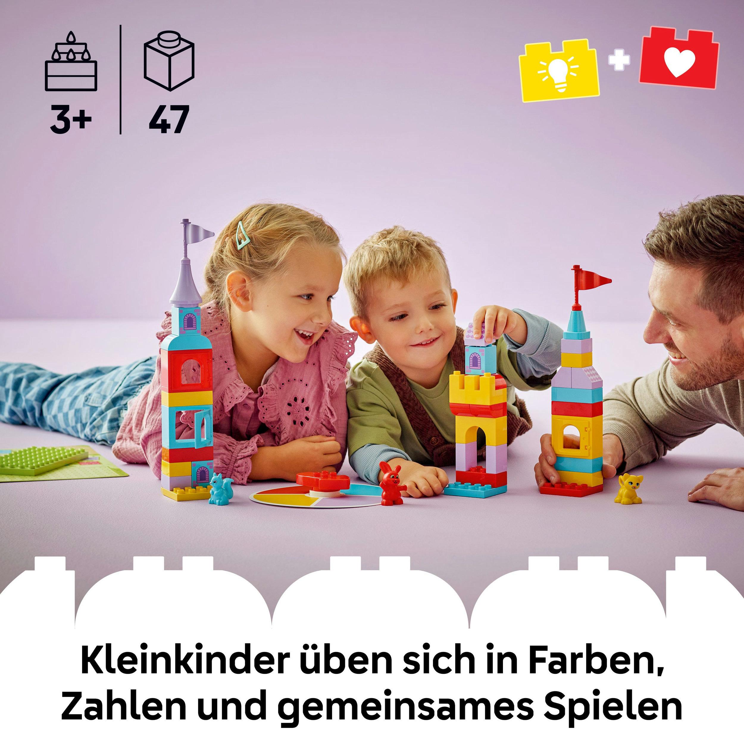 Produktbild LEGO DUPLO 2in1 Hopsys Burgspiel - Lernspielzeug für Kleinkinder - 10450 7 von 7