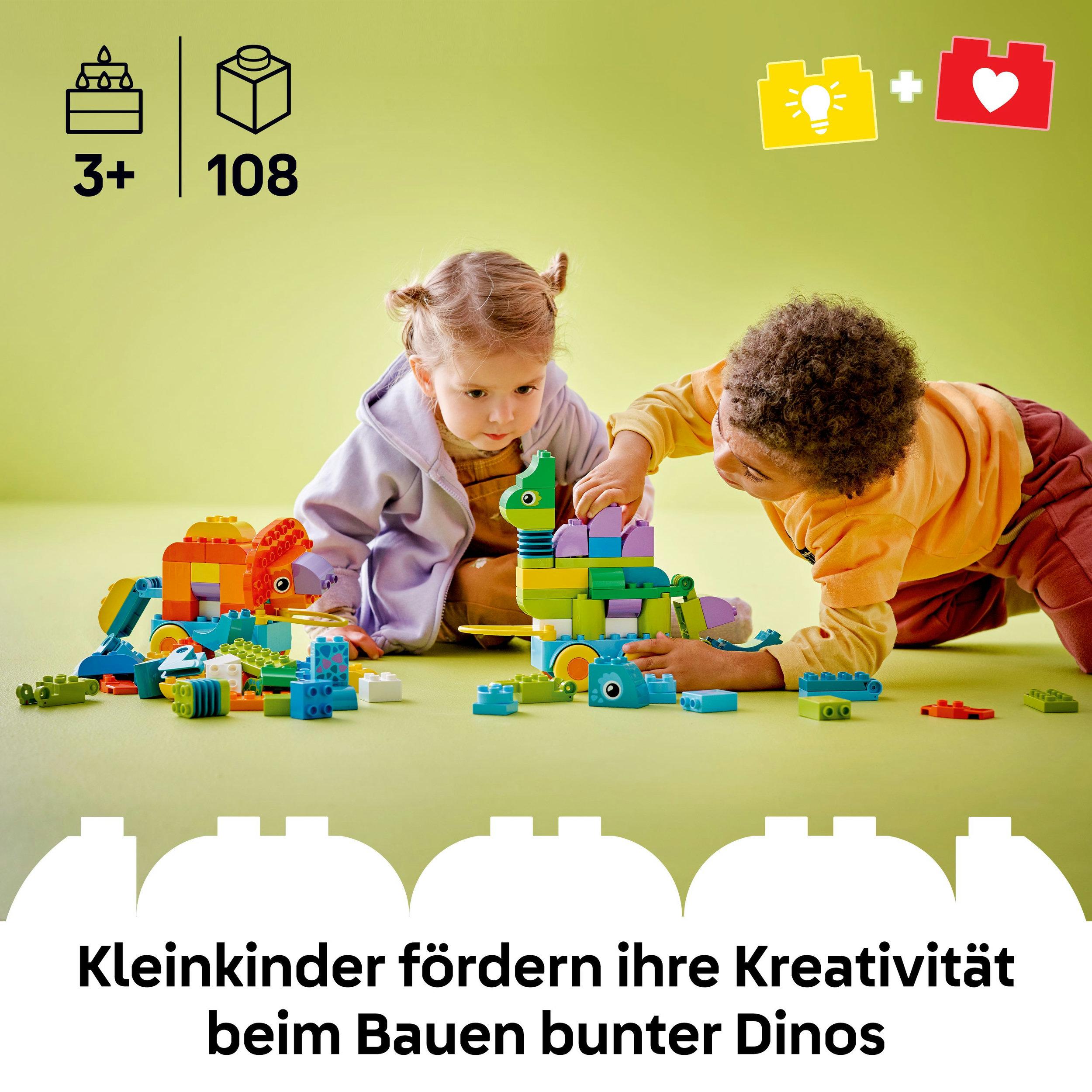 Produktbild LEGO DUPLO Dinos auf Rädern 3-in-1-Set - Lernspielzeug für Kinder 10451 7 von 7