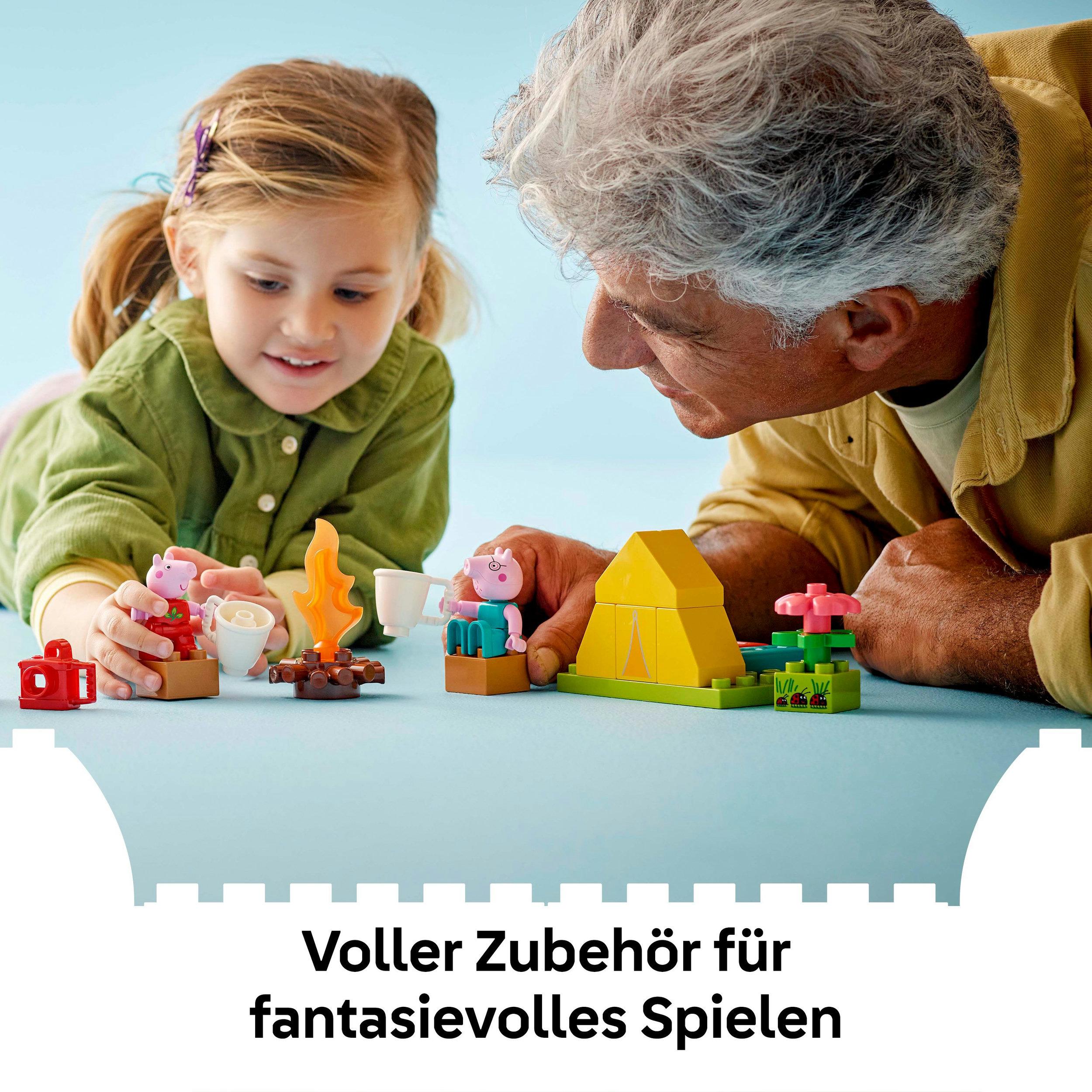 Produktbild LEGO DUPLO Peppa Wutz Campingausflug - Lernspielzeug mit Zelt 10452 4 von 7