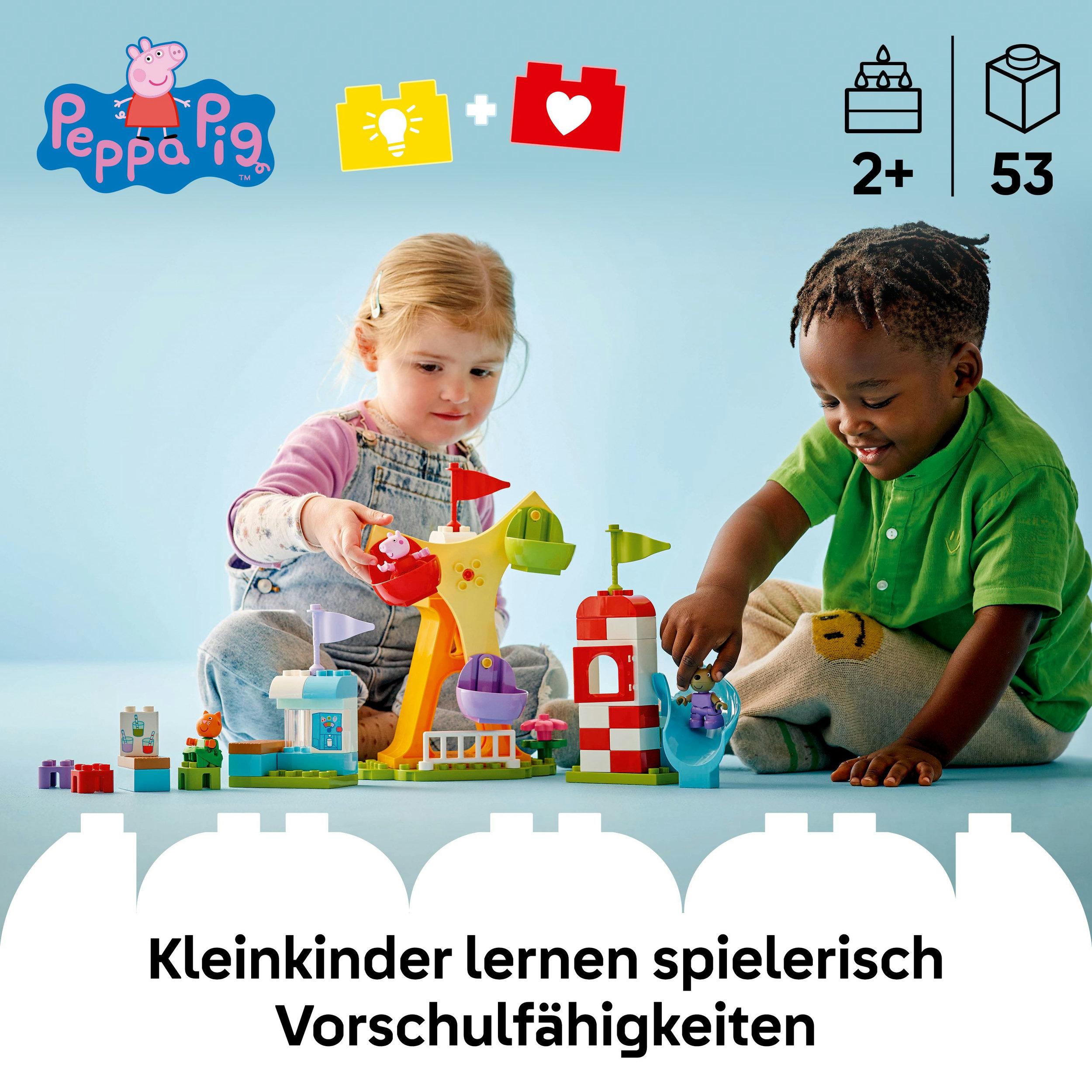 Produktbild LEGO DUPLO Peppa Wutz Jahrmarkt - Lernspielzeug für Kleinkinder 10453 7 von 7
