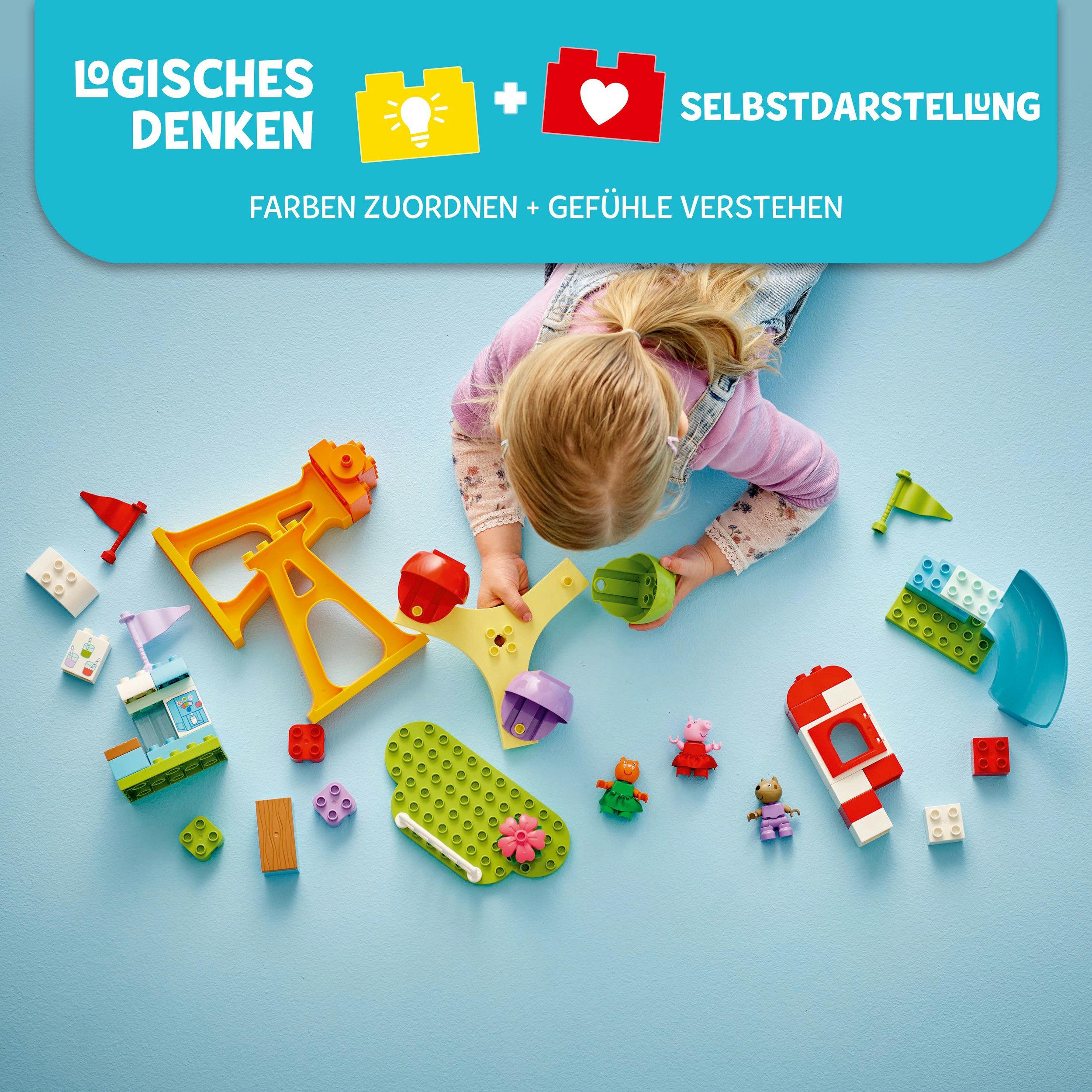 Produktbild LEGO DUPLO Peppa Wutz Jahrmarkt - Lernspielzeug für Kleinkinder 10453 6 von 7