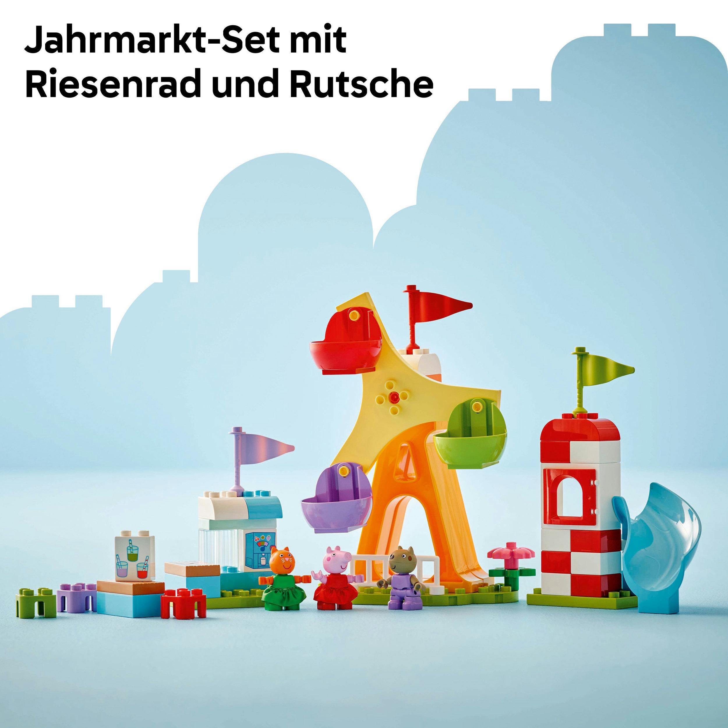Produktbild LEGO DUPLO Peppa Wutz Jahrmarkt - Lernspielzeug für Kleinkinder 10453 5 von 7
