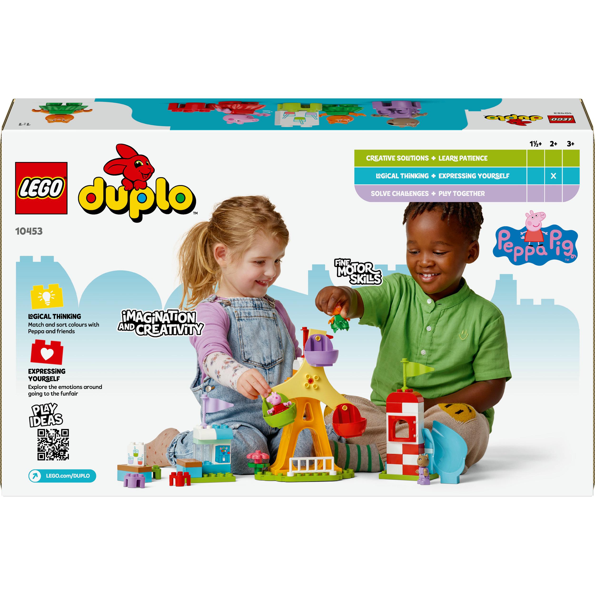 Produktbild LEGO DUPLO Peppa Wutz Jahrmarkt - Lernspielzeug für Kleinkinder 10453 2 von 7