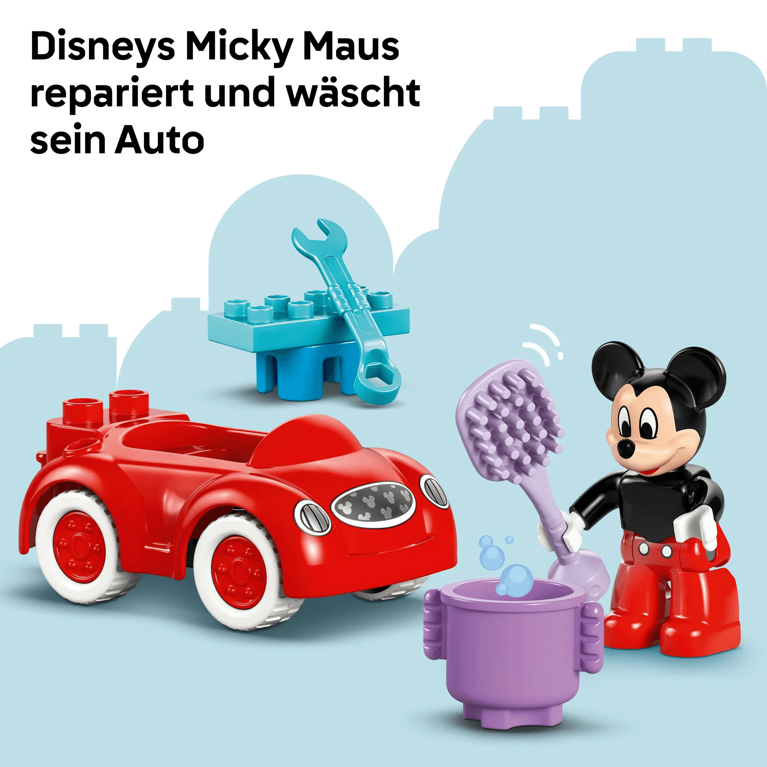 Produktbild 10454 Mickys Clubhaus und Auto 3 von 8