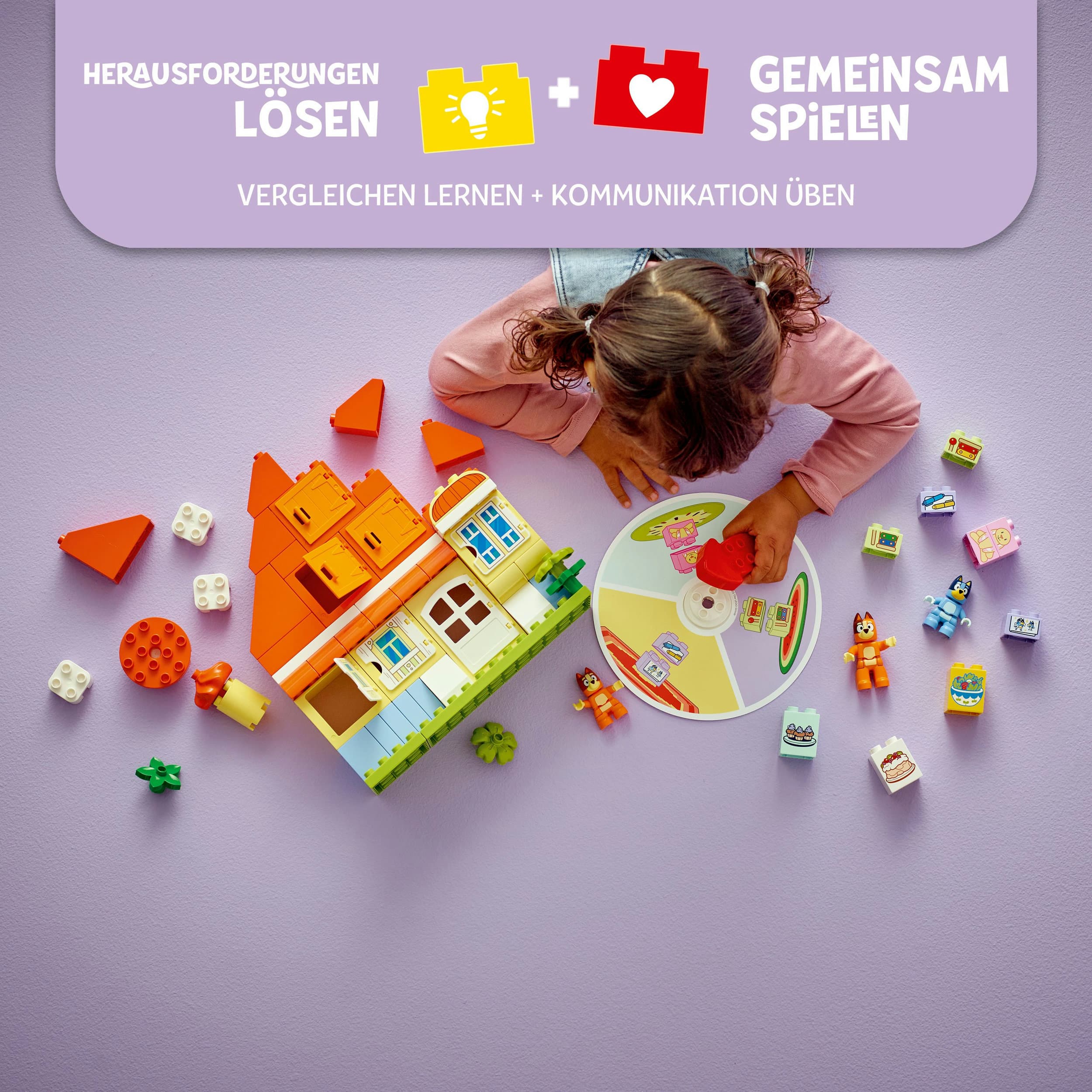 Produktbild LEGO DUPLO Bluey: Blueys Familienhaus mit Memory-Spiel - Spielzeug 10459 6 von 8