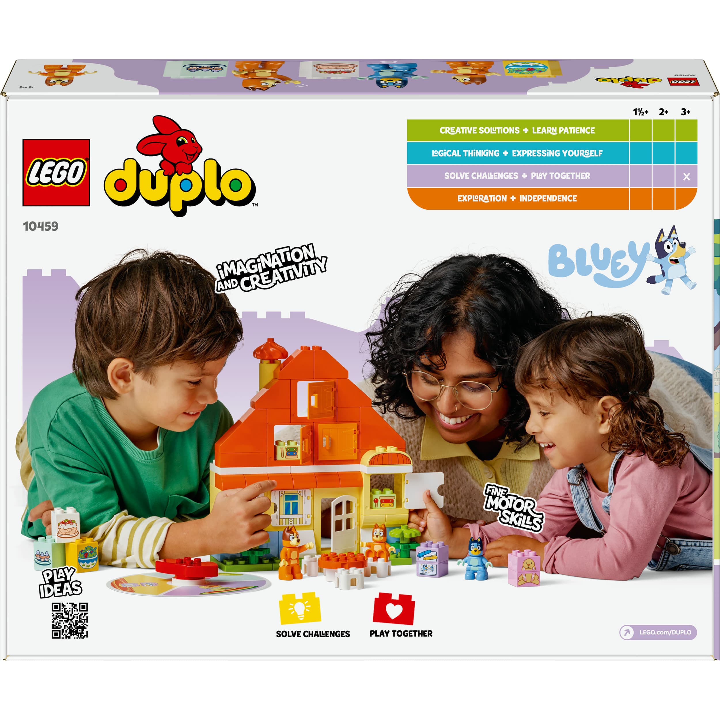 Produktbild LEGO DUPLO Bluey: Blueys Familienhaus mit Memory-Spiel - Spielzeug 10459 2 von 8