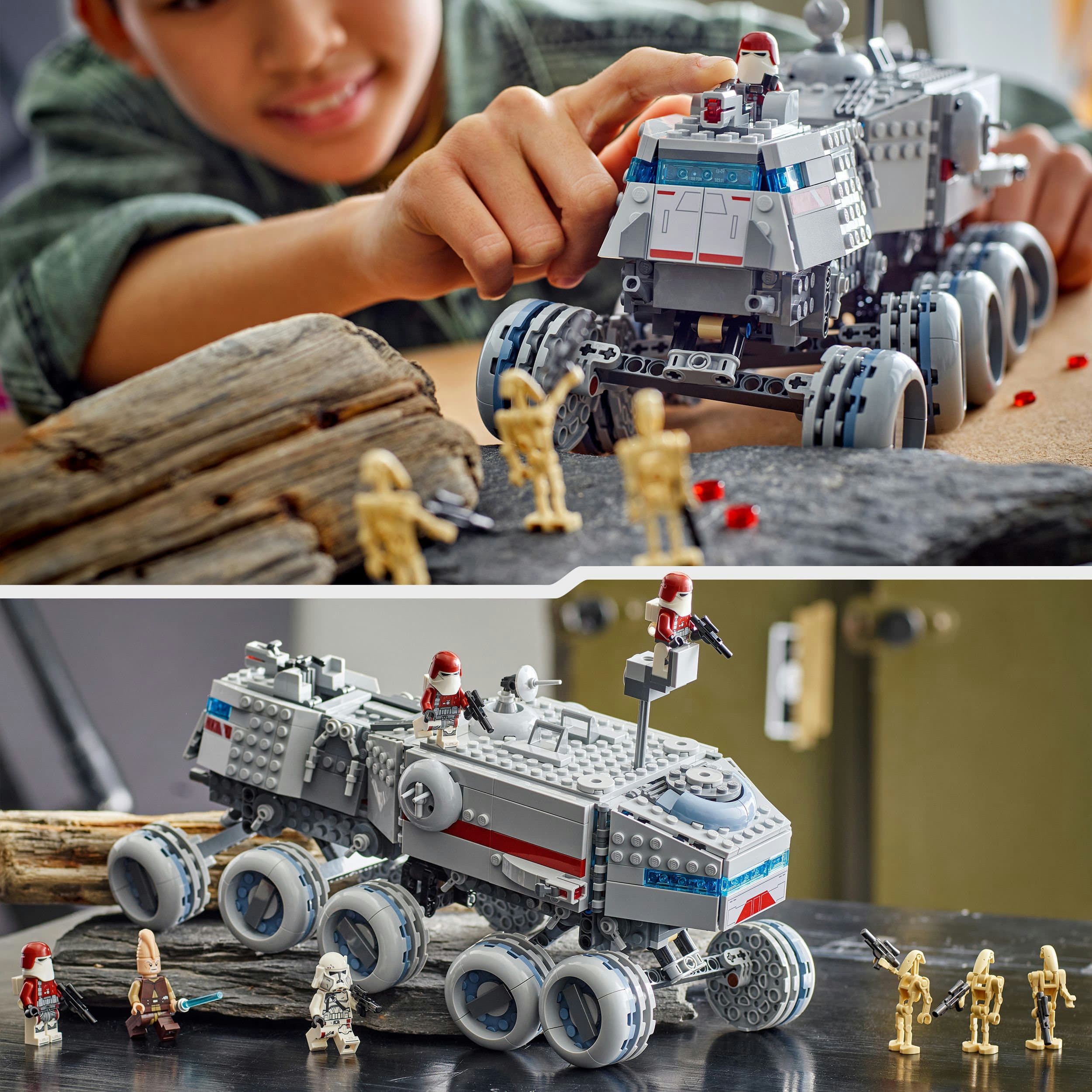 Produktbild LEGO Star Wars 75413 Republikanischer Juggernaut, Lichtschwert, Fahrzeug 3 von 8