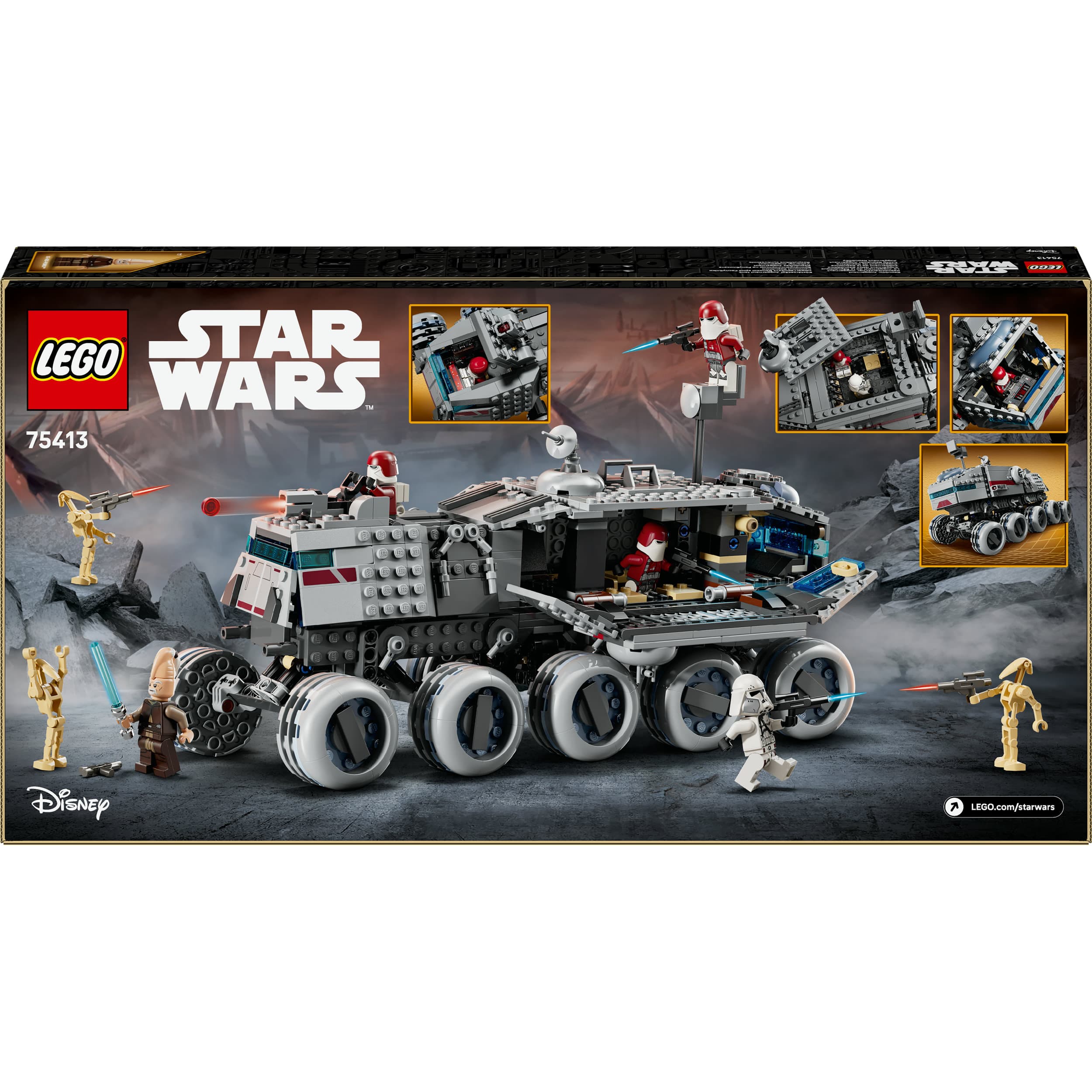 Produktbild LEGO Star Wars 75413 Republikanischer Juggernaut, Lichtschwert, Fahrzeug 2 von 8