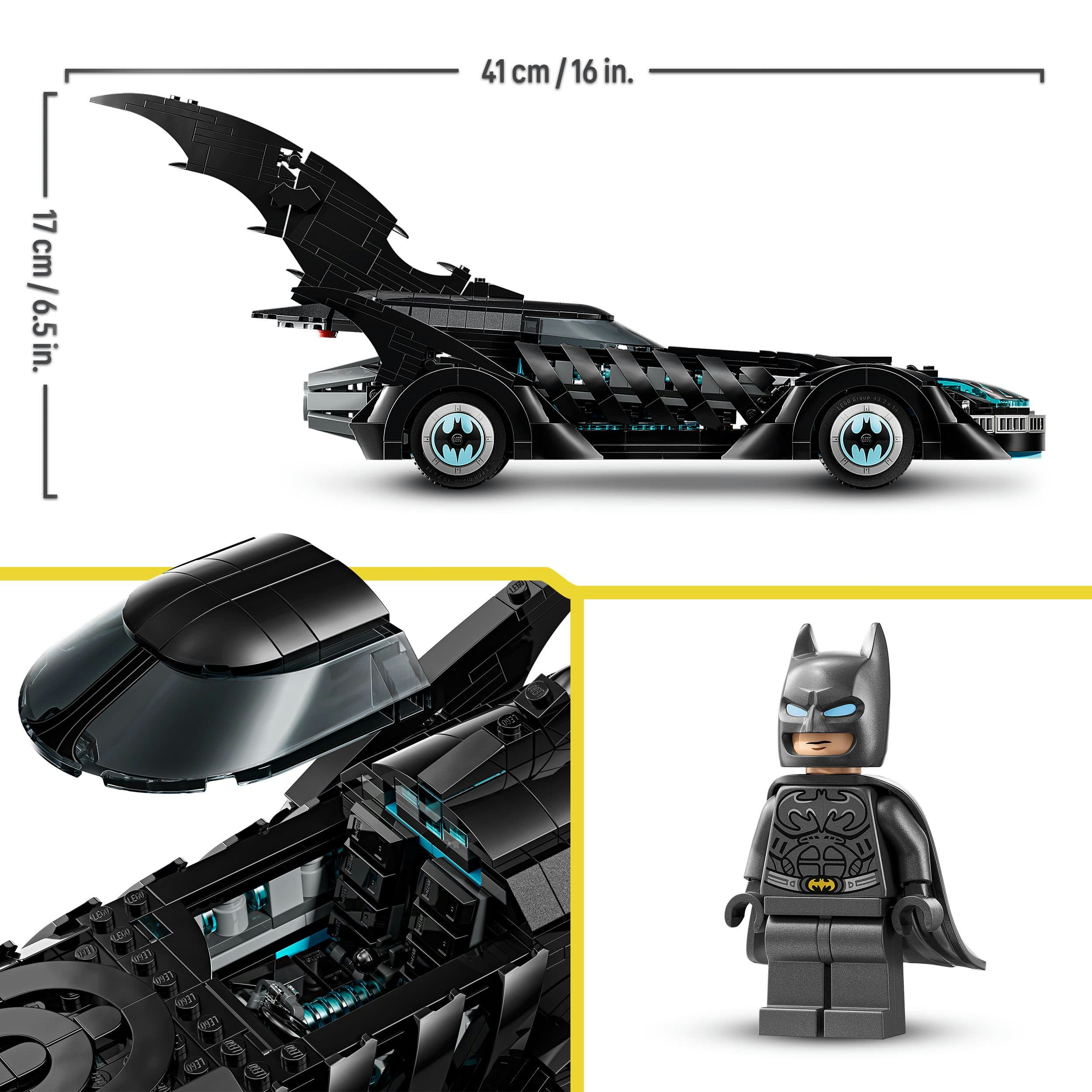 Produktbild LEGO DC Batman Forever Batmobil 76304 – Spielzeug ab 12 Jahren 4 von 8