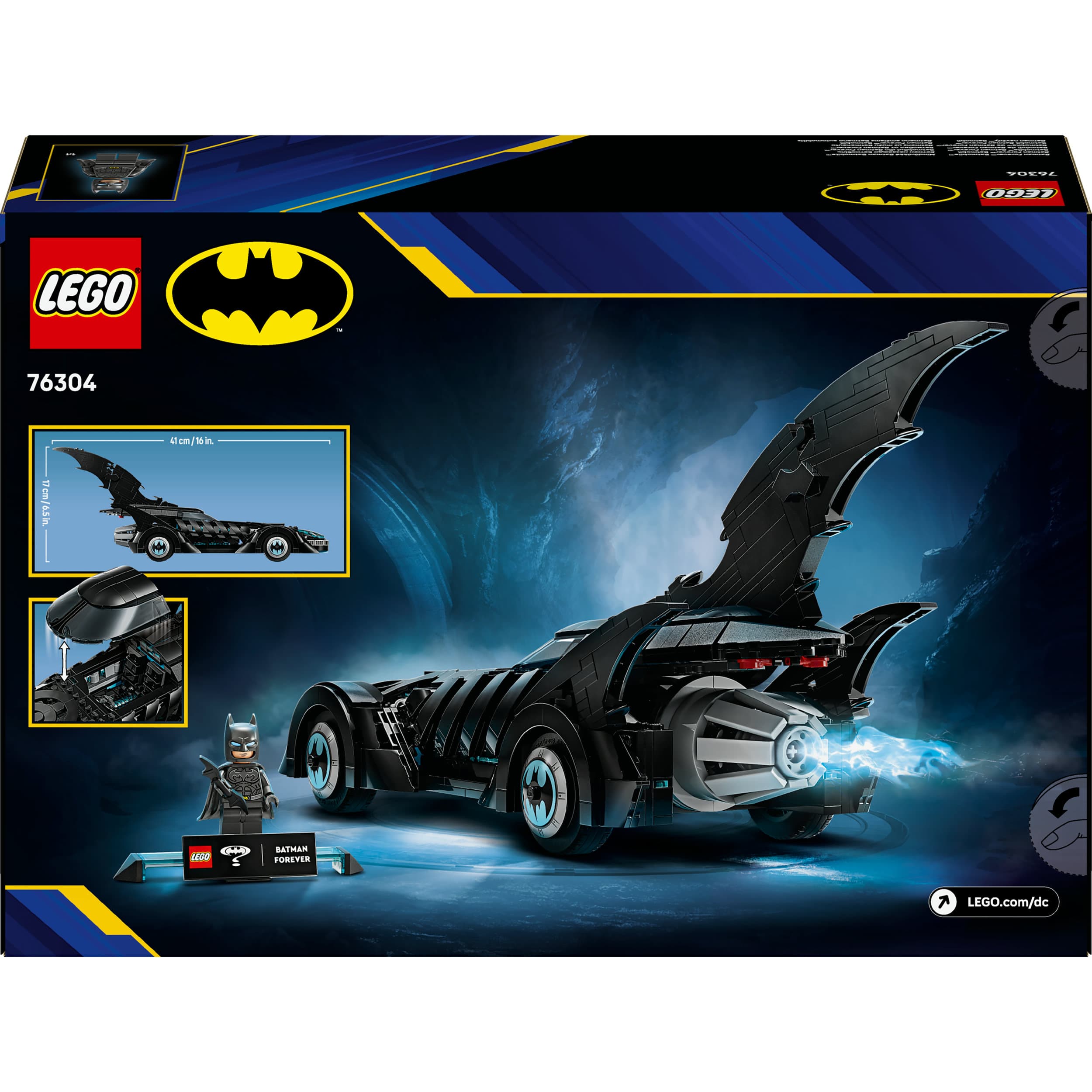 Produktbild LEGO DC Batman Forever Batmobil 76304 – Spielzeug ab 12 Jahren 2 von 8