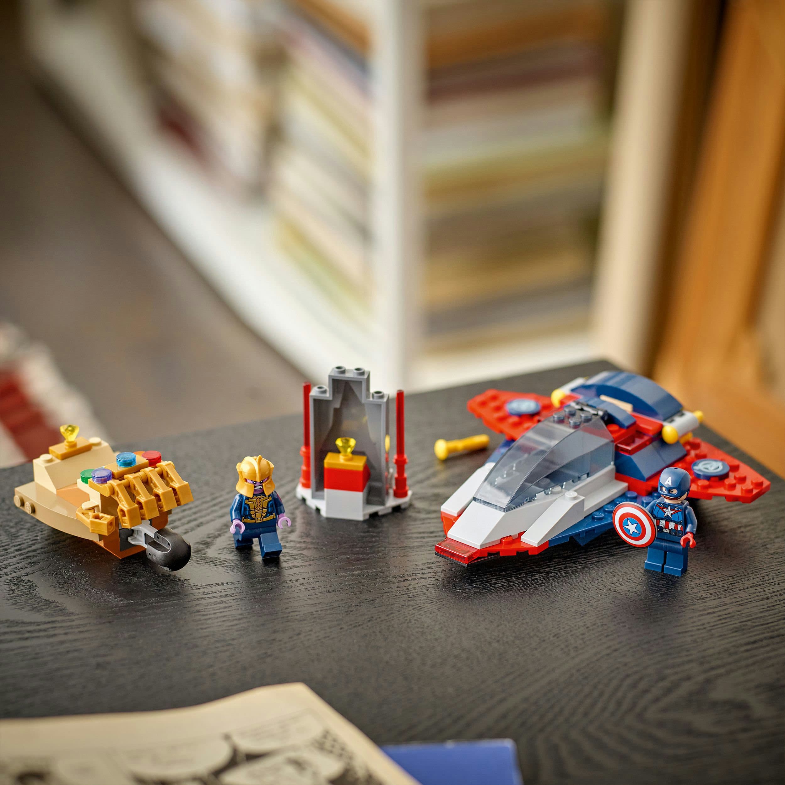 Produktbild LEGO ǀ Marvel 76319 Captain America vs. Thanos, Superhelden Spielzeug 3 von 8