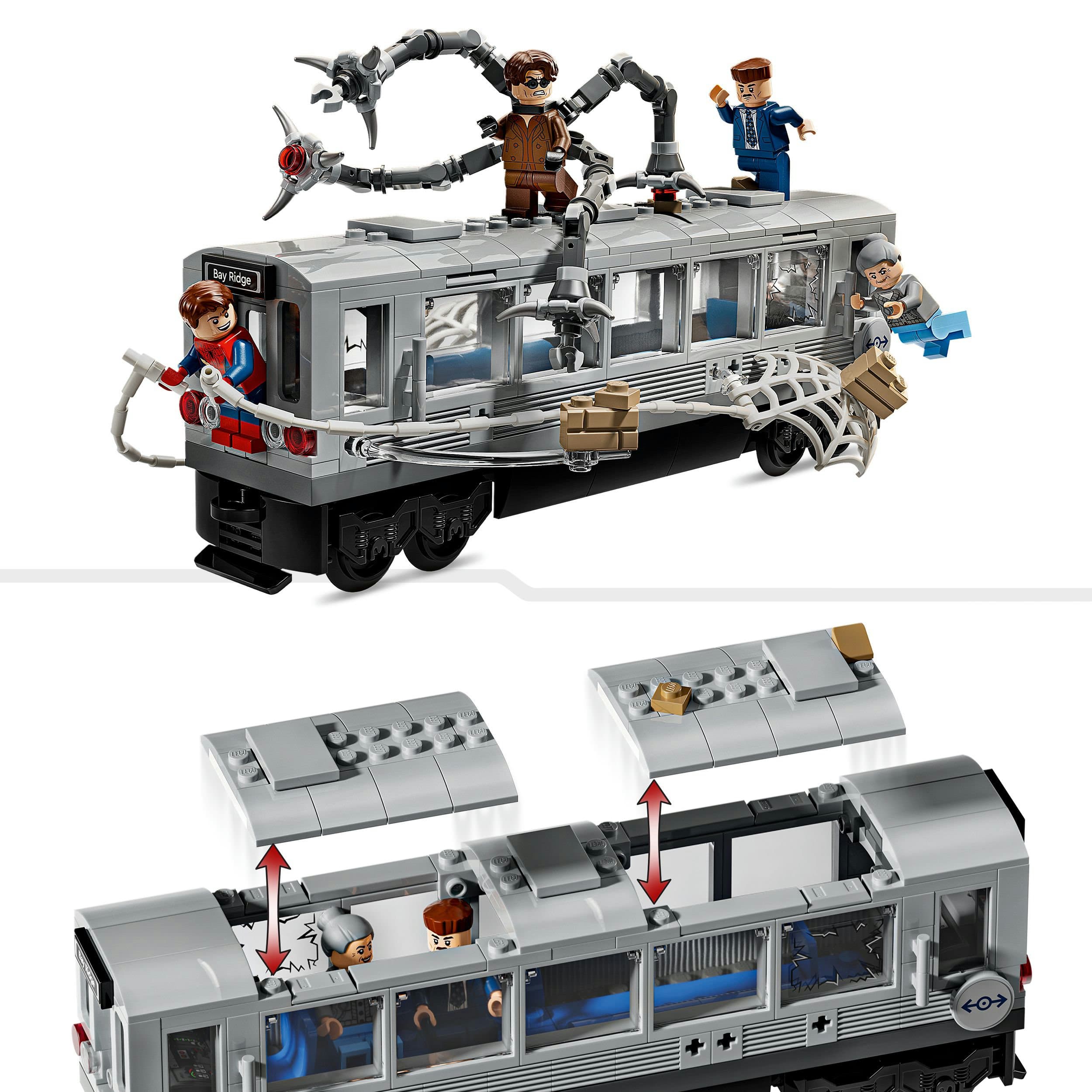 Produktbild LEGO ǀ Marvel 76321 Spider-Man vs. Doc Ock: Showdown in der U-Bahn 5 von 8