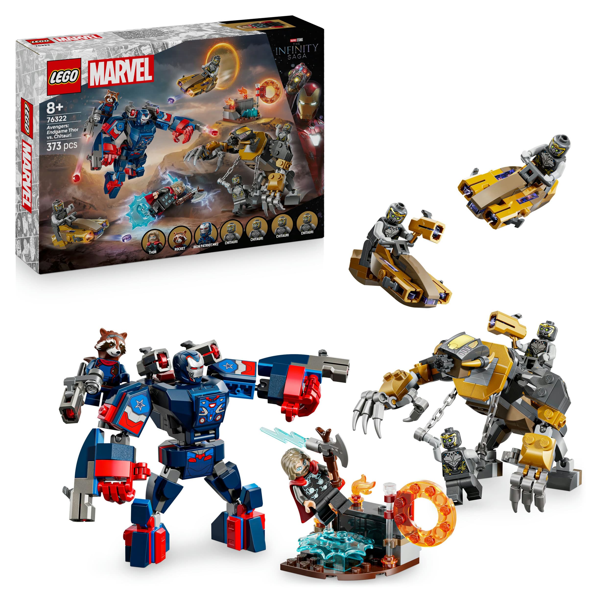 LEGO ǀ Marvel 76322 Avengers: Endgame Thor vs. Chitaur, Spielzeug