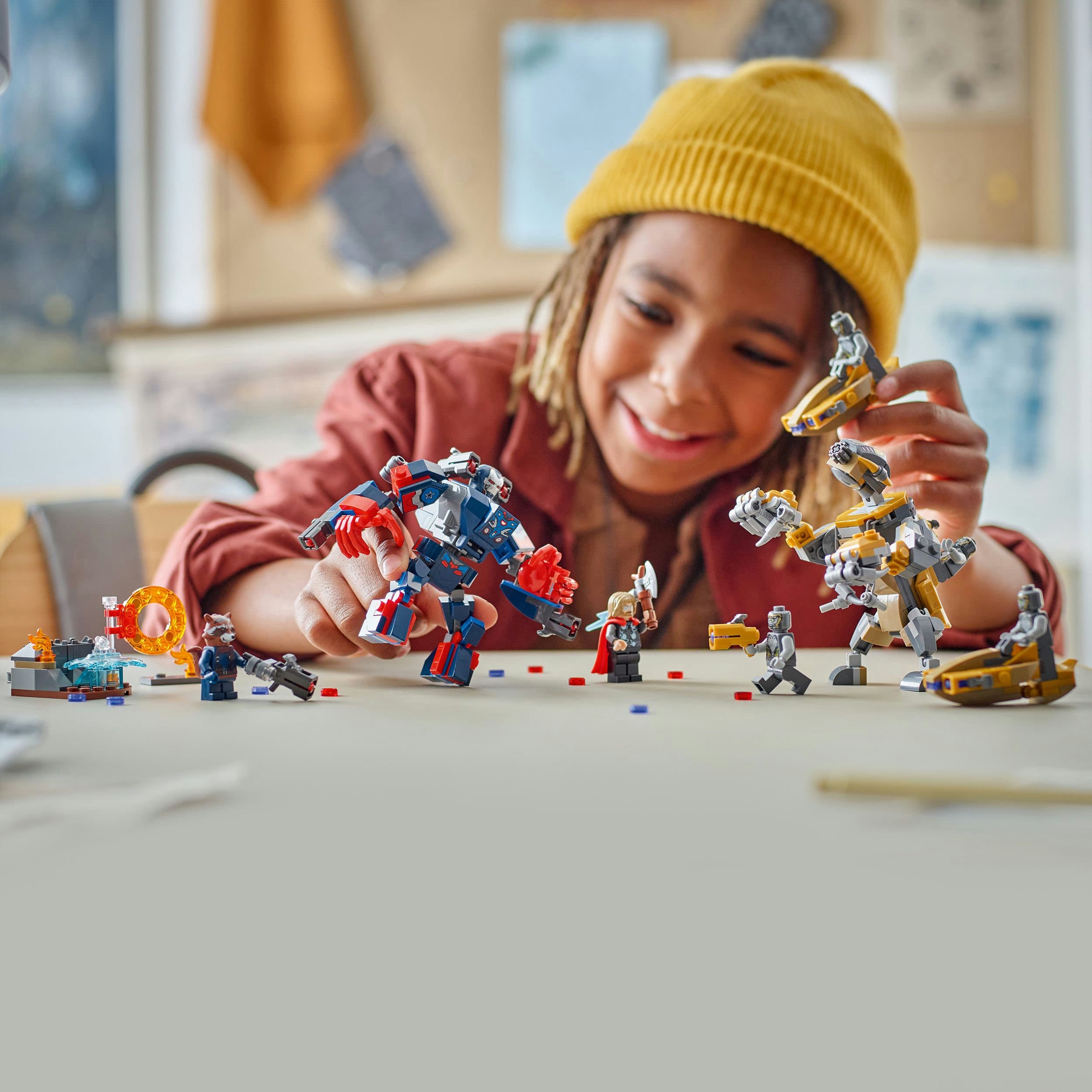 Produktbild LEGO ǀ Marvel 76322 Avengers: Endgame Thor vs. Chitaur, Spielzeug 7 von 8