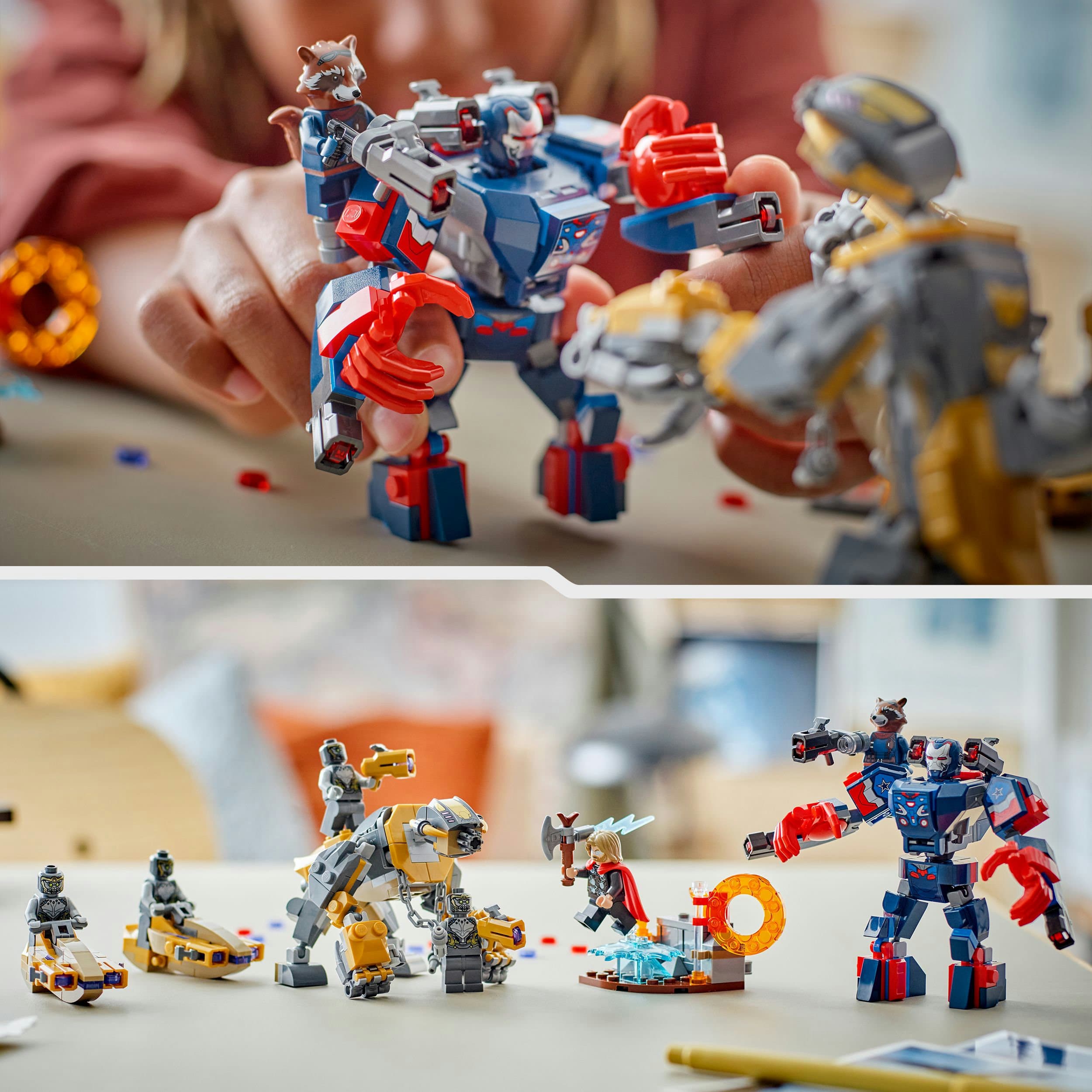 Produktbild LEGO ǀ Marvel 76322 Avengers: Endgame Thor vs. Chitaur, Spielzeug 3 von 8