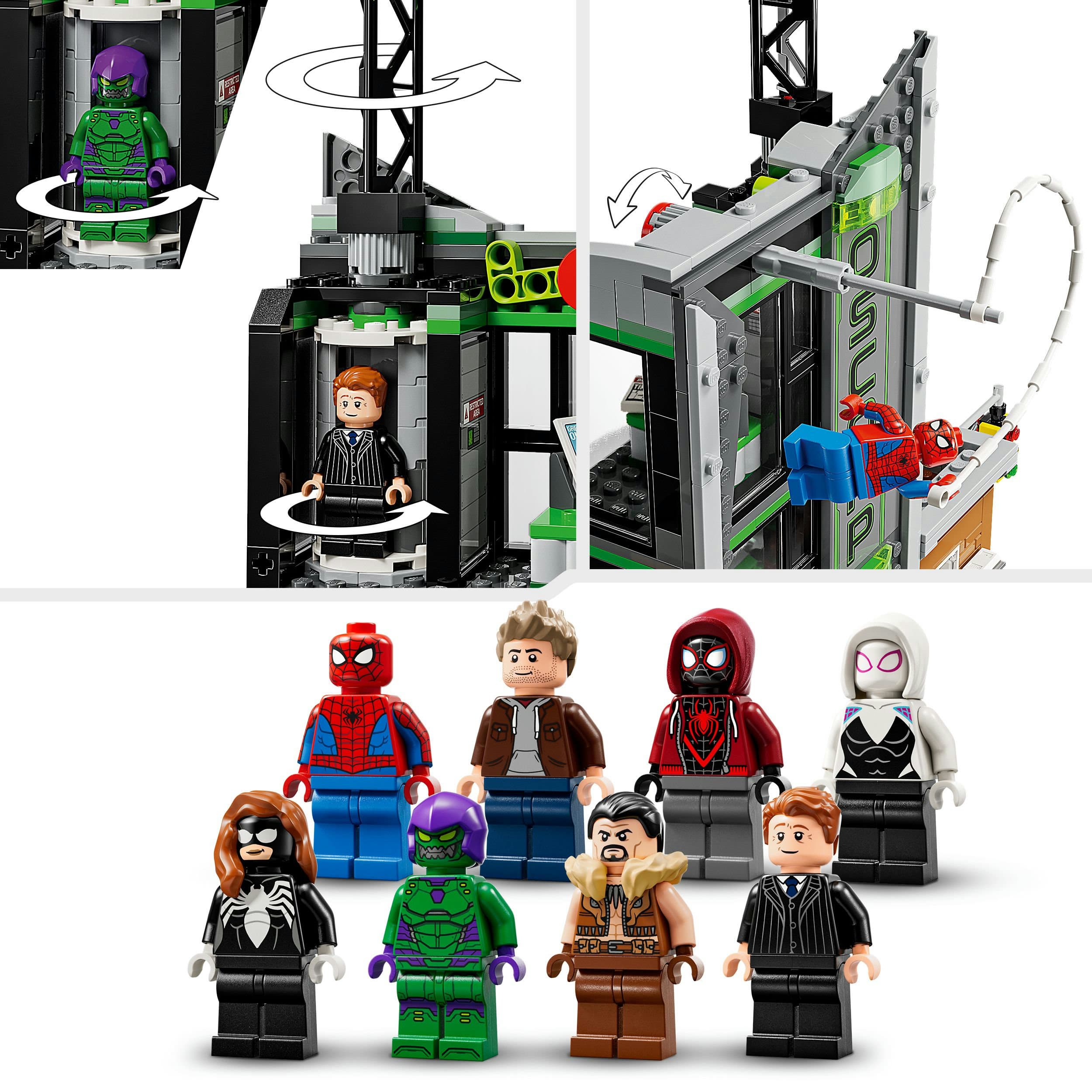 Produktbild LEGO ǀ Marvel 76324 Spider-Man vs. Oscorp, Superhelden Spielzeug Kinder 4 von 8