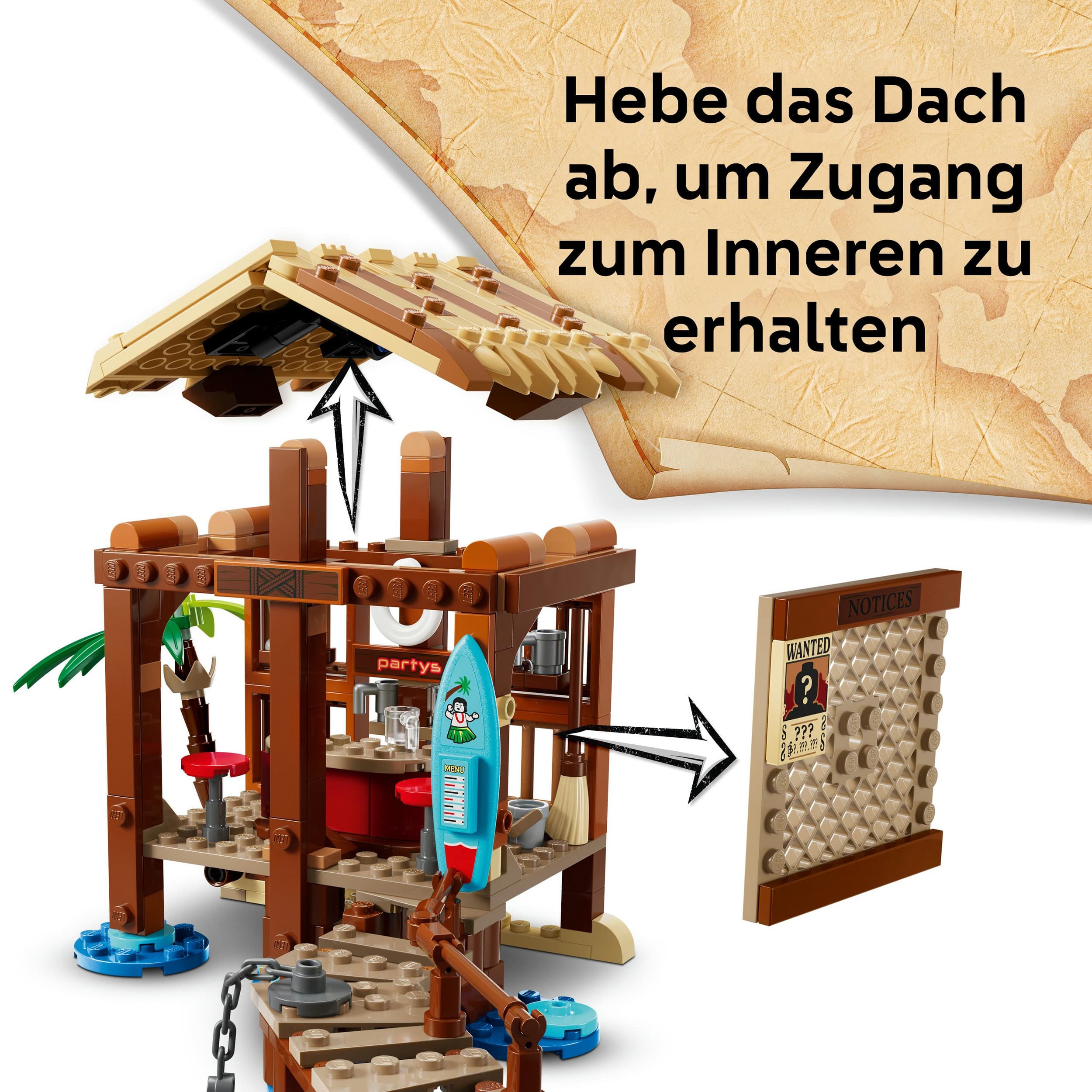 Produktbild LEGO ONE PIECE 75636 Hütte im Windmühlendorf, Spielzeug ab 8 Jahren 6 von 8