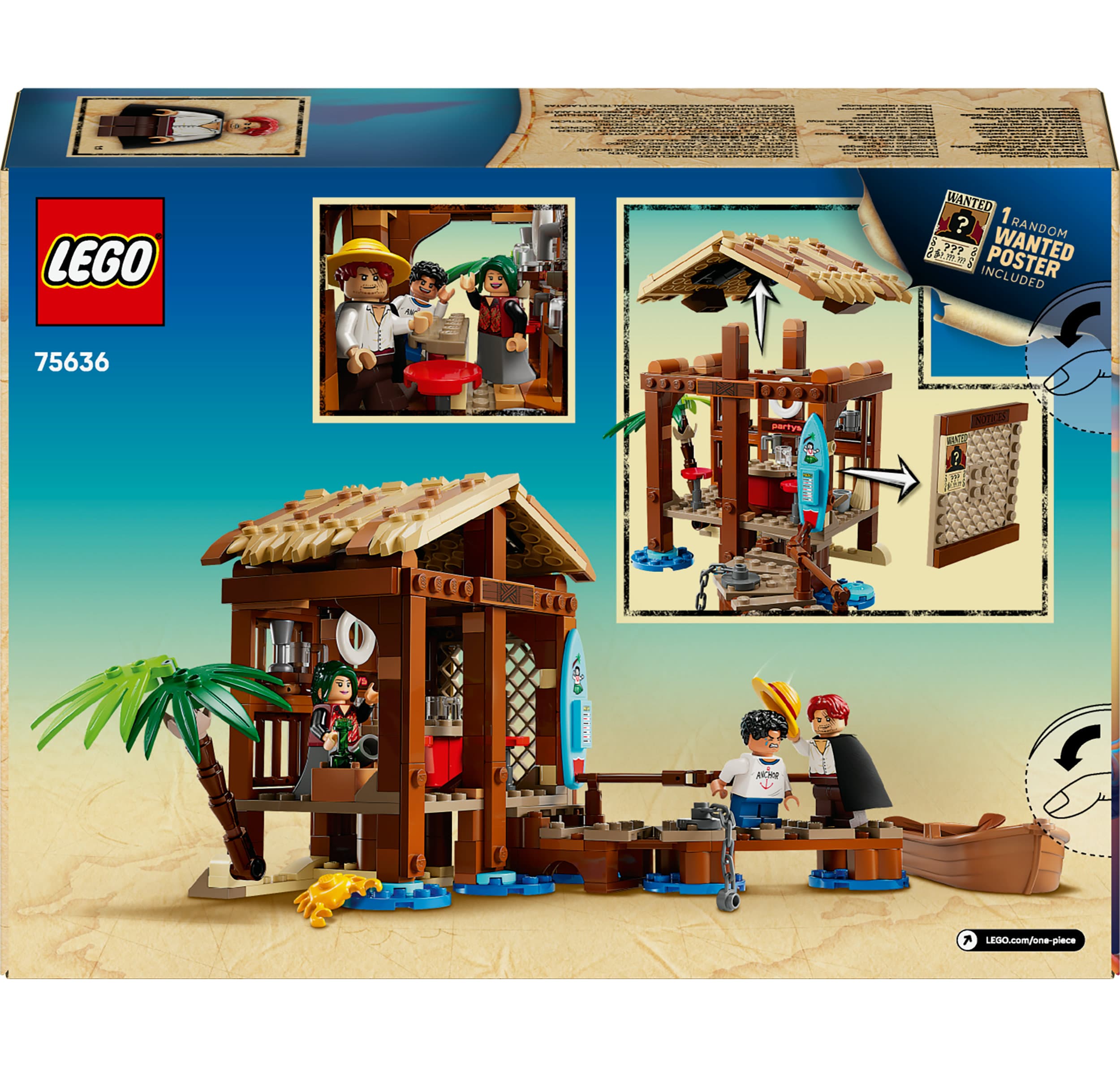 Produktbild LEGO ONE PIECE 75636 Hütte im Windmühlendorf, Spielzeug ab 8 Jahren 2 von 8