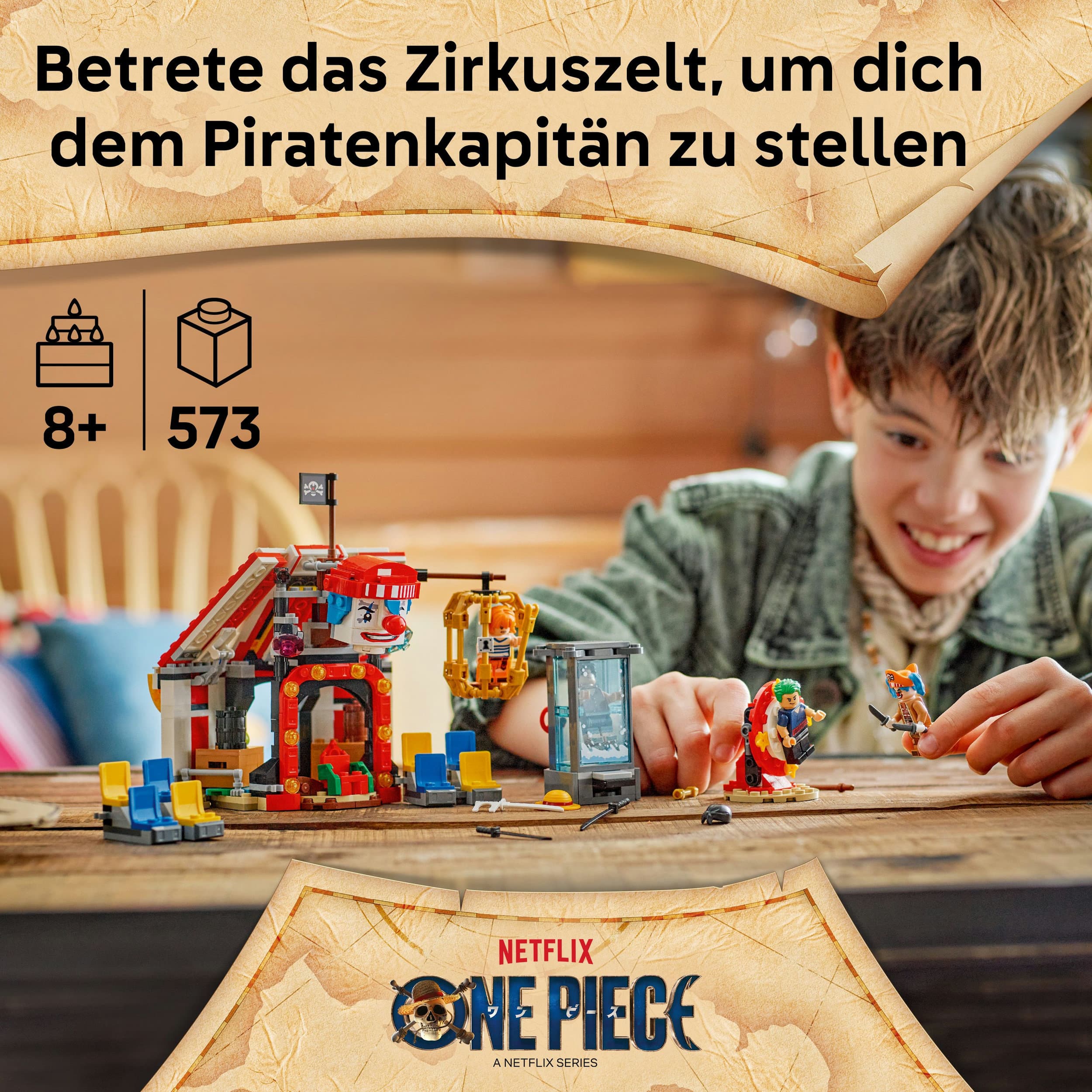 Produktbild LEGO ONE PIECE 75637 Zirkuszelt von Buggy dem Clown, Spiel ab 8 Jahren 7 von 8