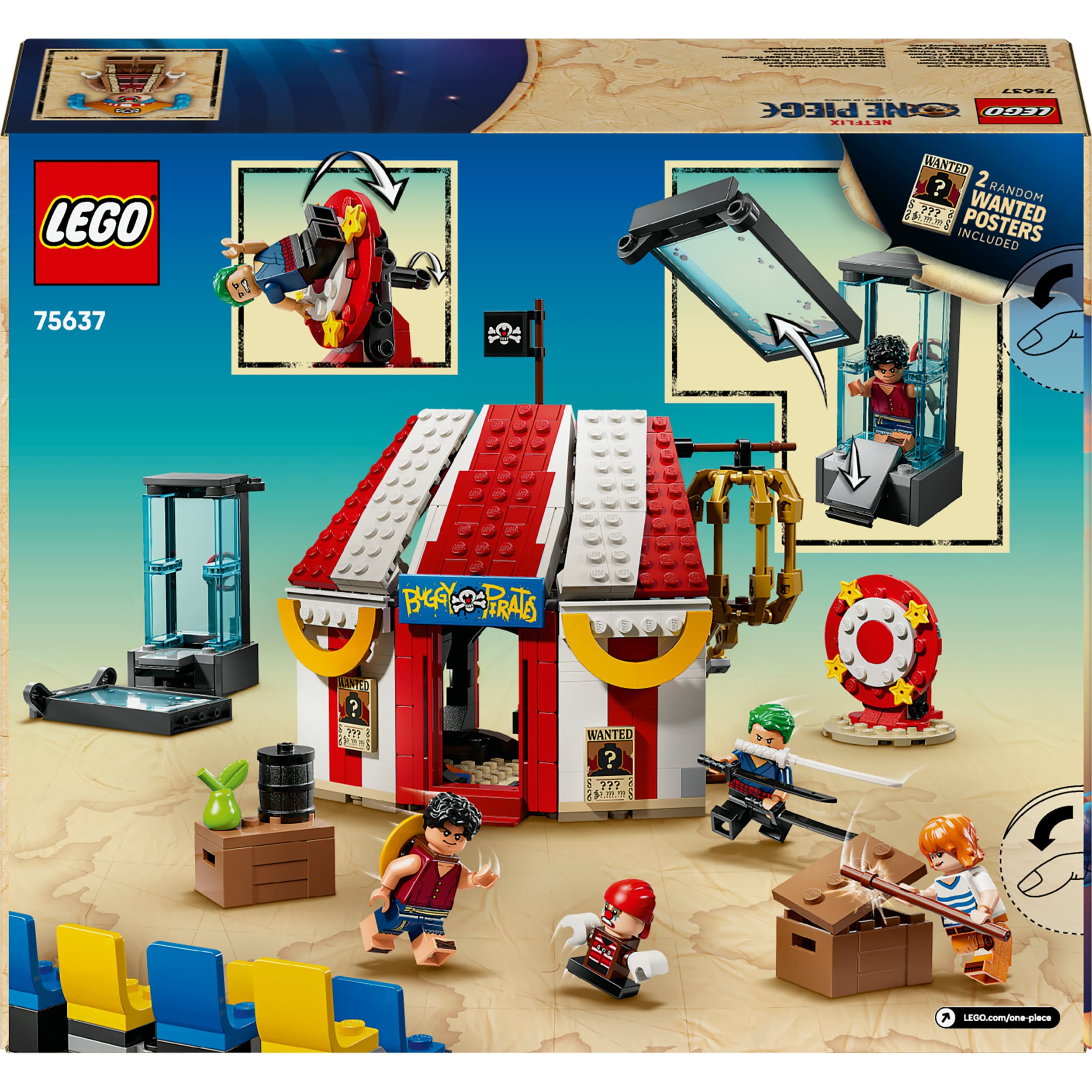 Produktbild LEGO ONE PIECE 75637 Zirkuszelt von Buggy dem Clown, Spiel ab 8 Jahren 2 von 8