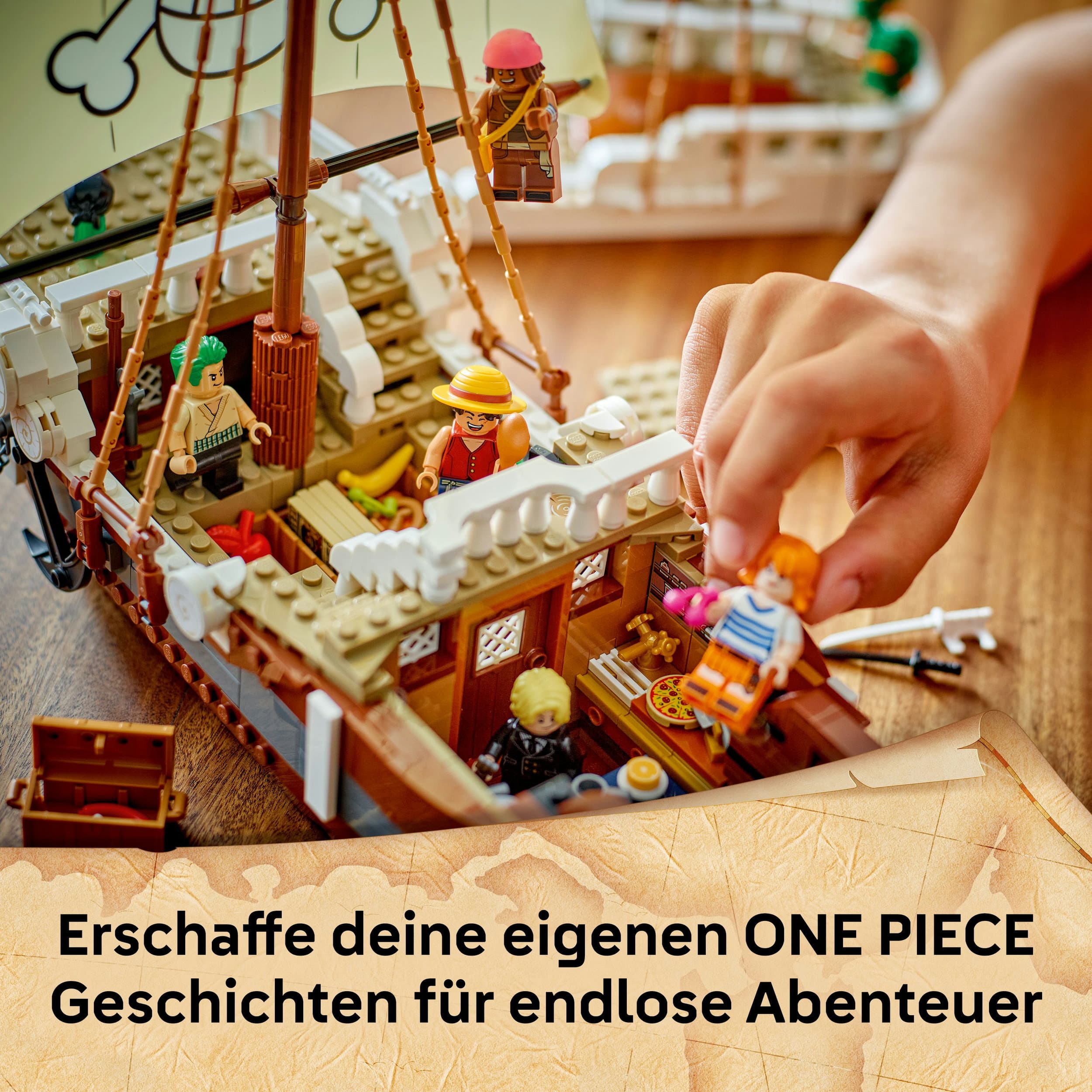 Produktbild LEGO ONE PIECE 75639 Das Piratenschiff Flying Lamb, Kinder Spielzeug 3 von 8