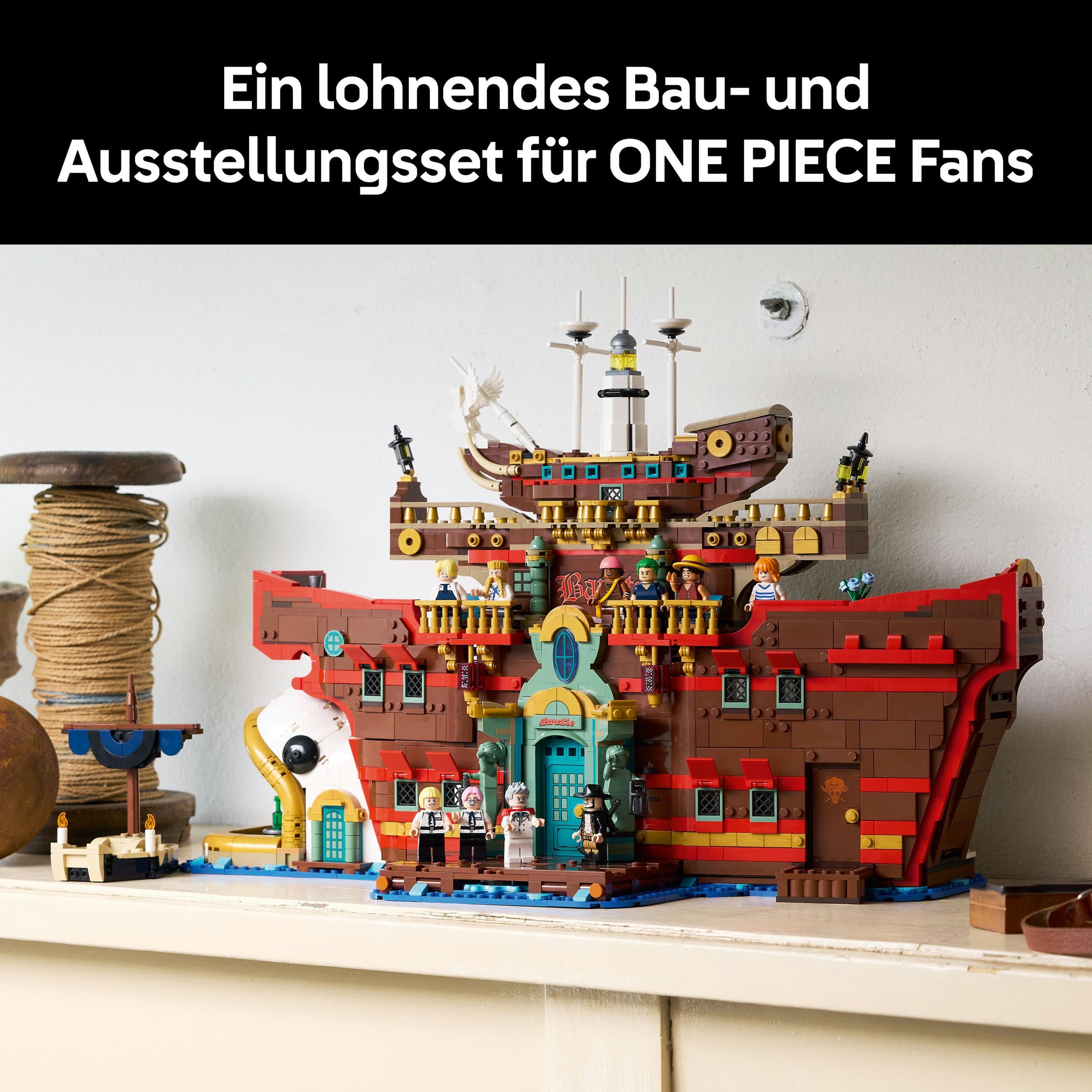 Produktbild LEGO ONE PIECE 75640 Baratié, das Schwimmende Restaurant, Spielzeug 3 von 9